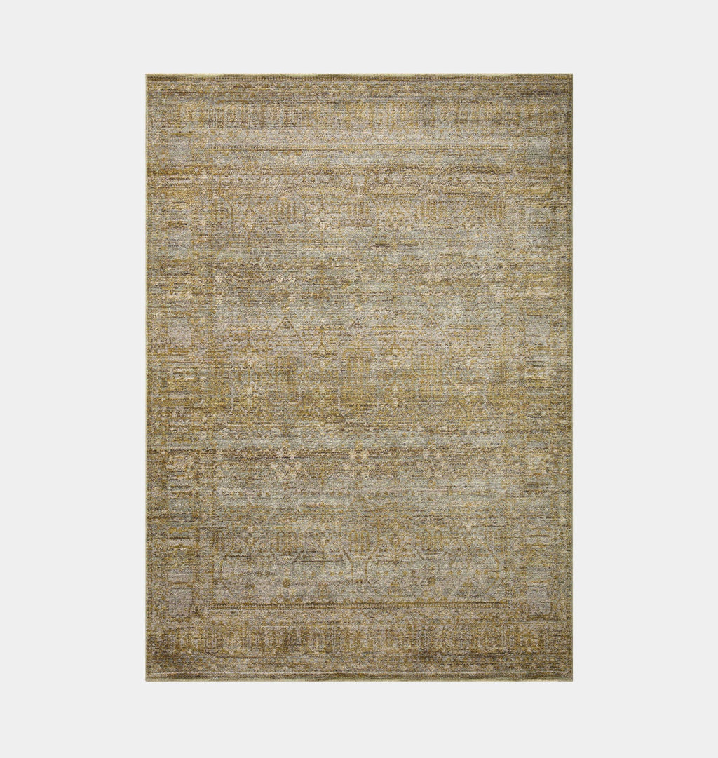 Amber Interiors - Bradbury BRU - 02 Dove / Gold Area Rug