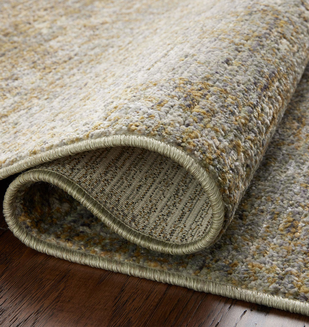 Amber Interiors - Bradbury BRU - 02 Dove / Gold Area Rug