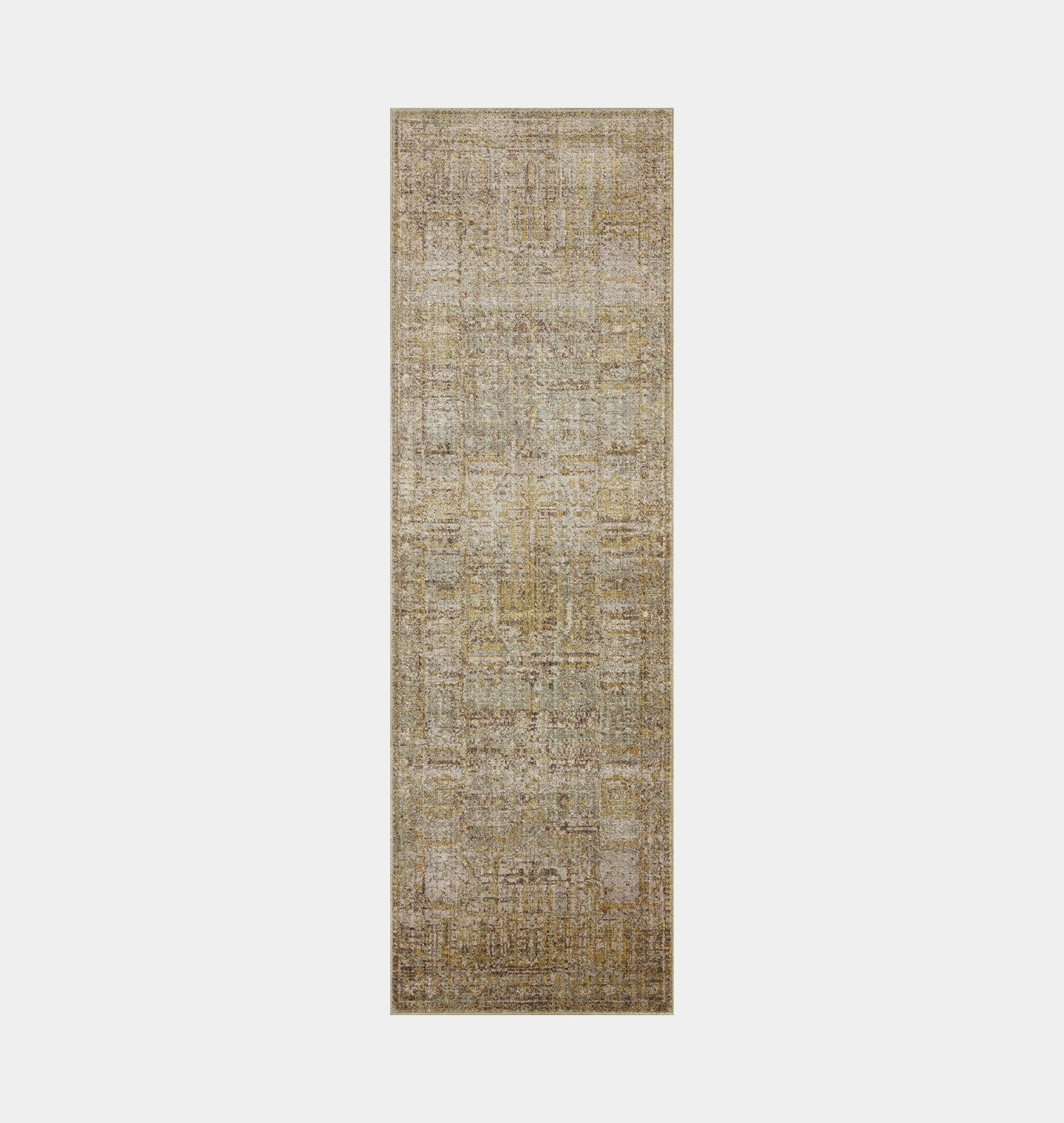 Amber Interiors - Bradbury BRU - 02 Dove / Gold Area Rug