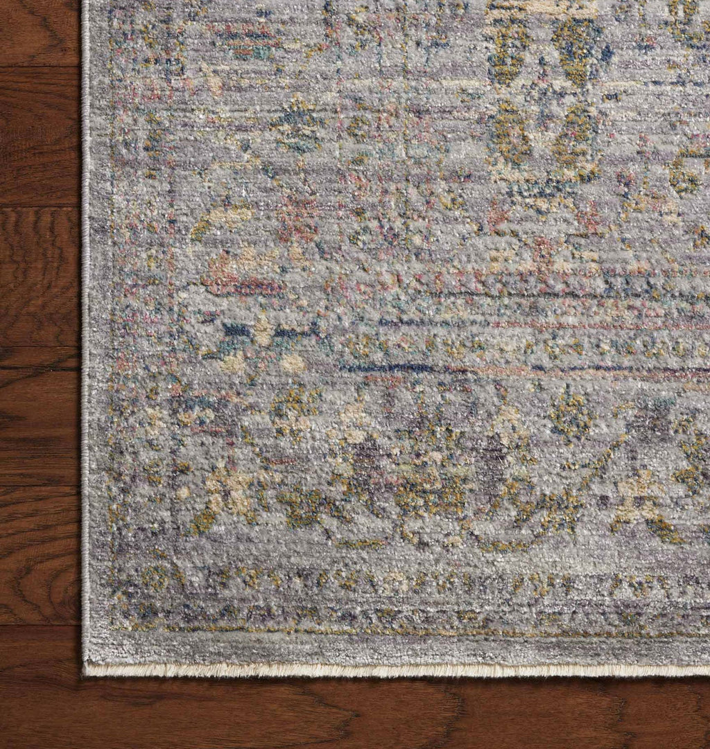 Amber Interiors - Bradbury BRU - 04 Grey / Multi Area Rug