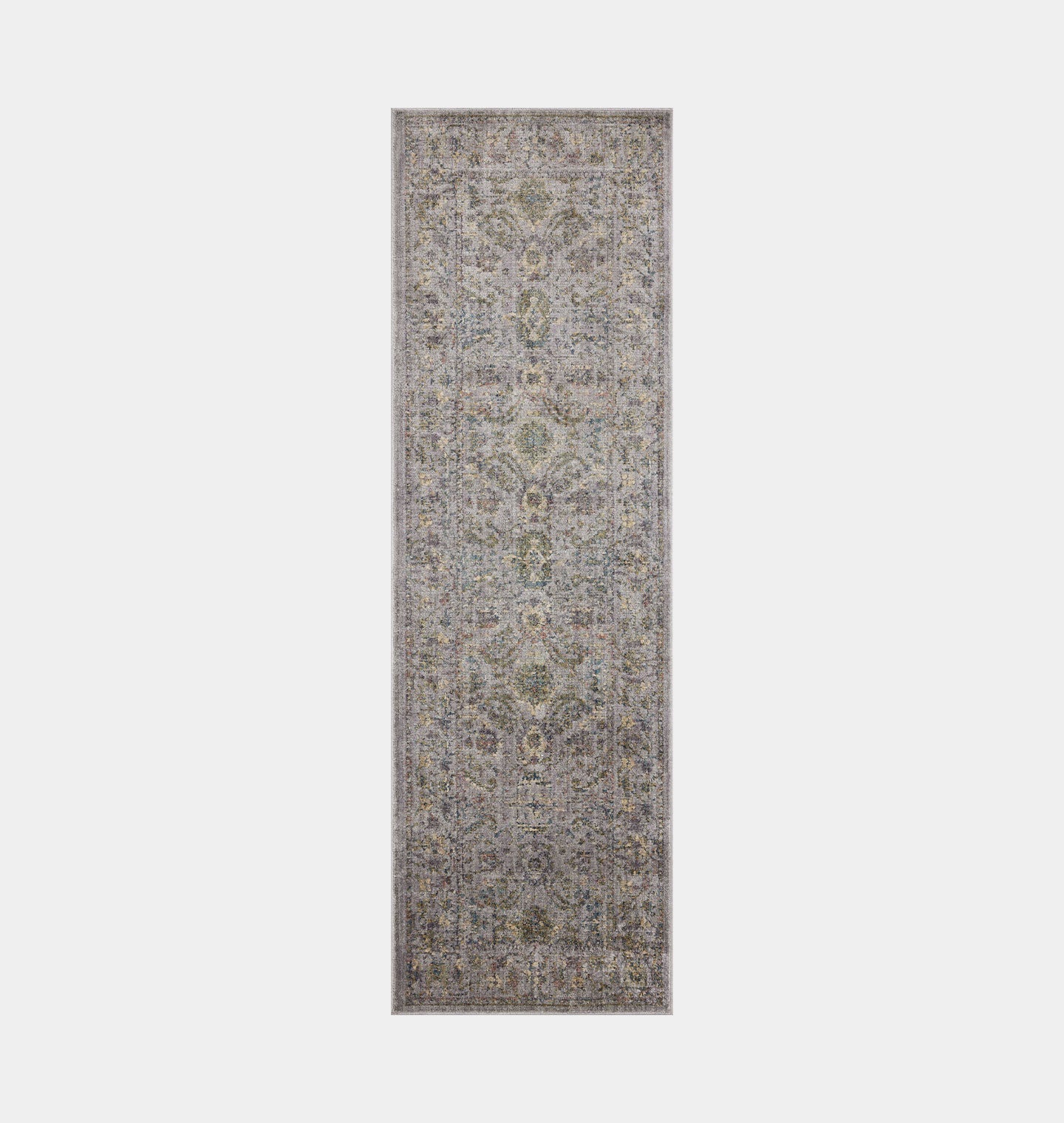 Amber Interiors - Bradbury BRU - 04 Grey / Multi Area Rug