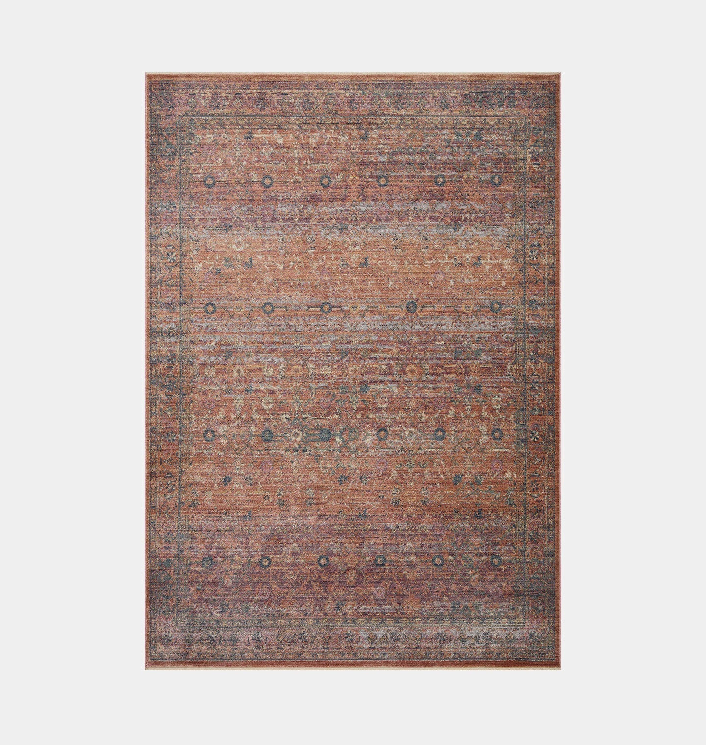 Amber Interiors - Bradbury BRU - 06 Sunset / Multi Area Rug
