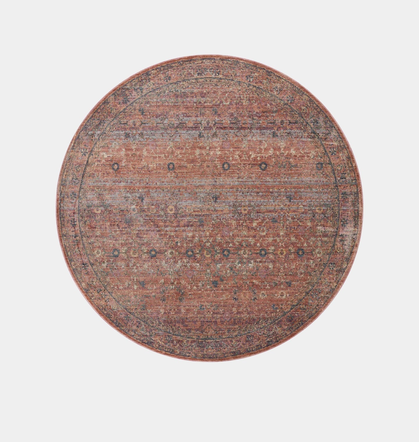 Amber Interiors - Bradbury BRU - 06 Sunset / Multi Area Rug