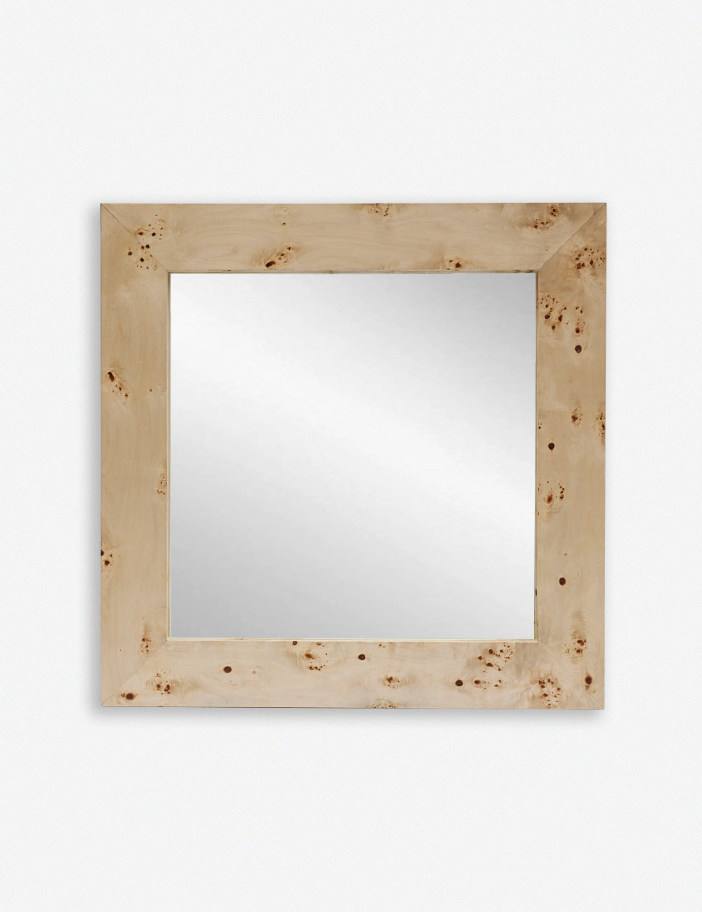 Lulu and Georgia - Bree Burl Wood Square Mirror