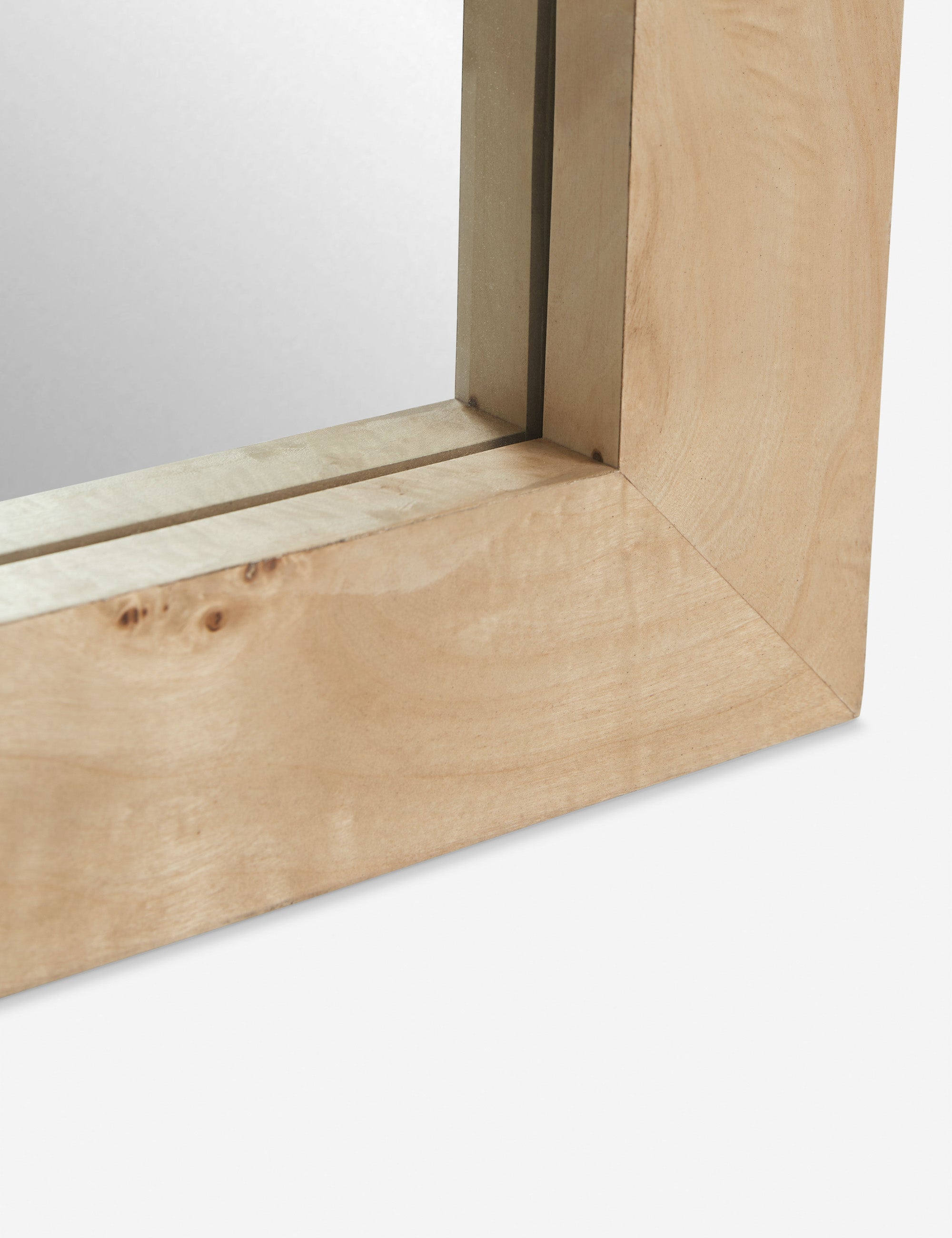 Lulu and Georgia - Bree Burl Wood Floor Mirror