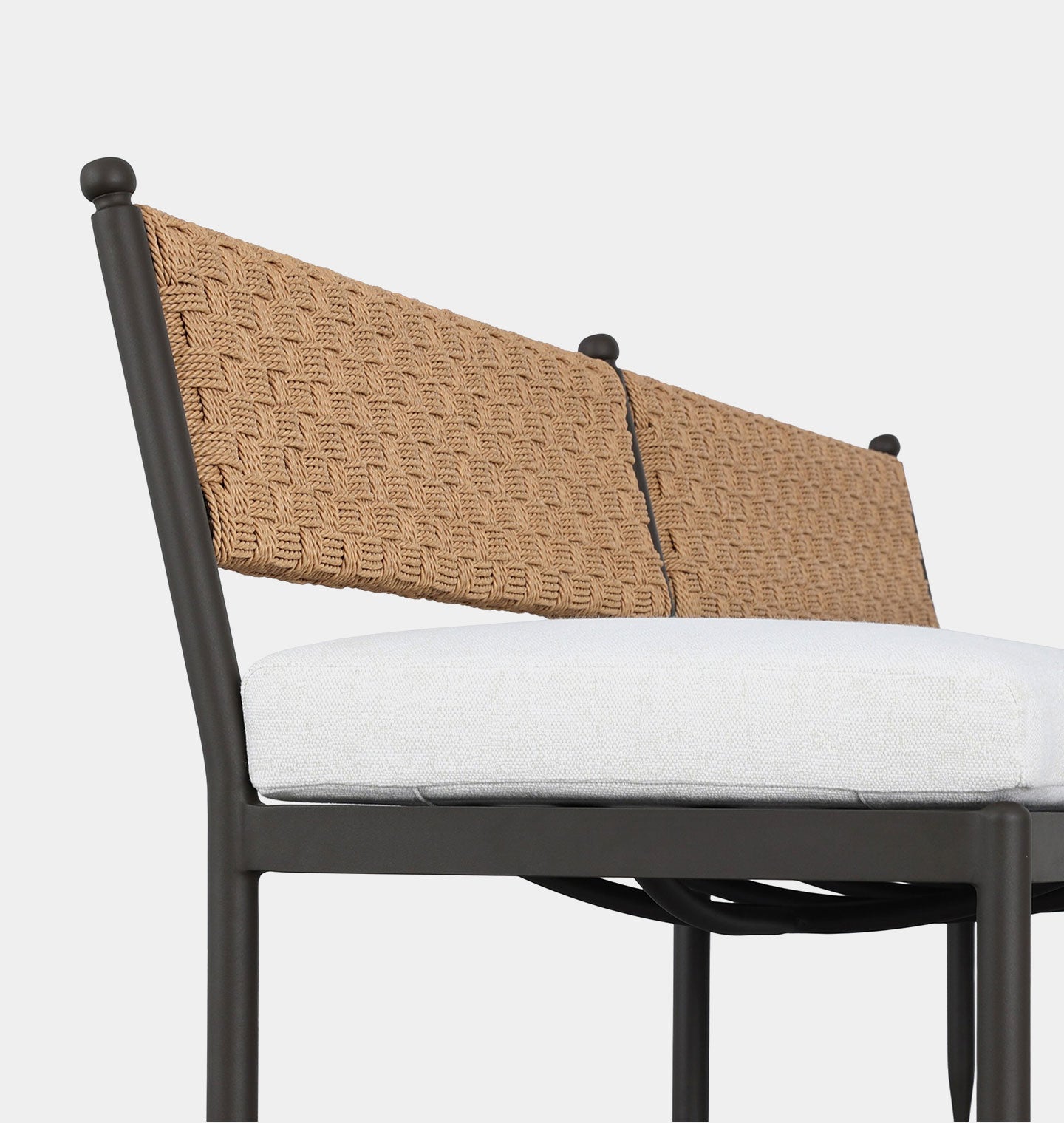 Amber Interiors - Breton Outdoor Dining Bench