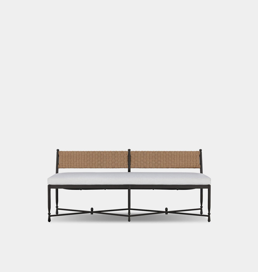 Amber Interiors - Breton Outdoor Dining Bench