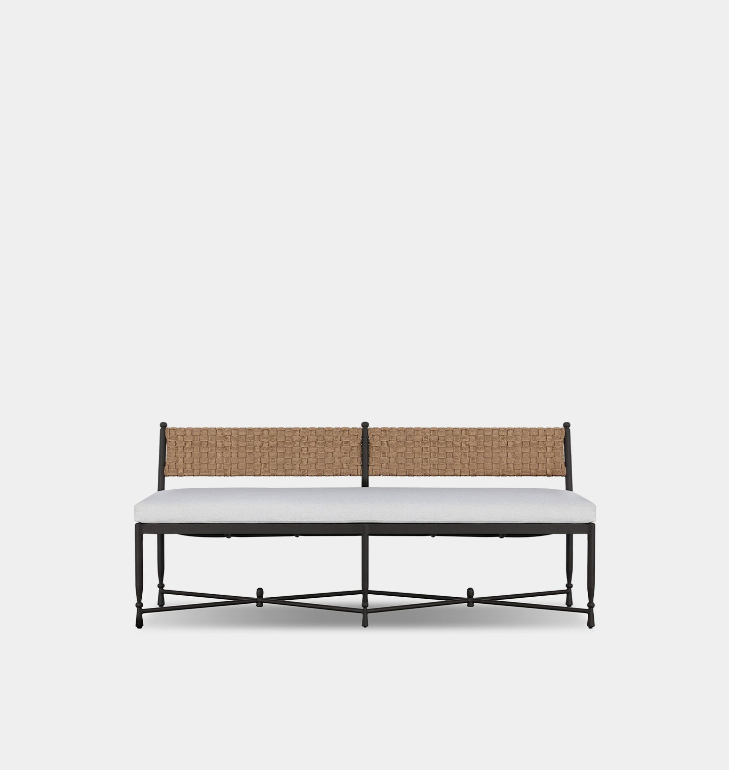 Amber Interiors - Breton Outdoor Dining Bench