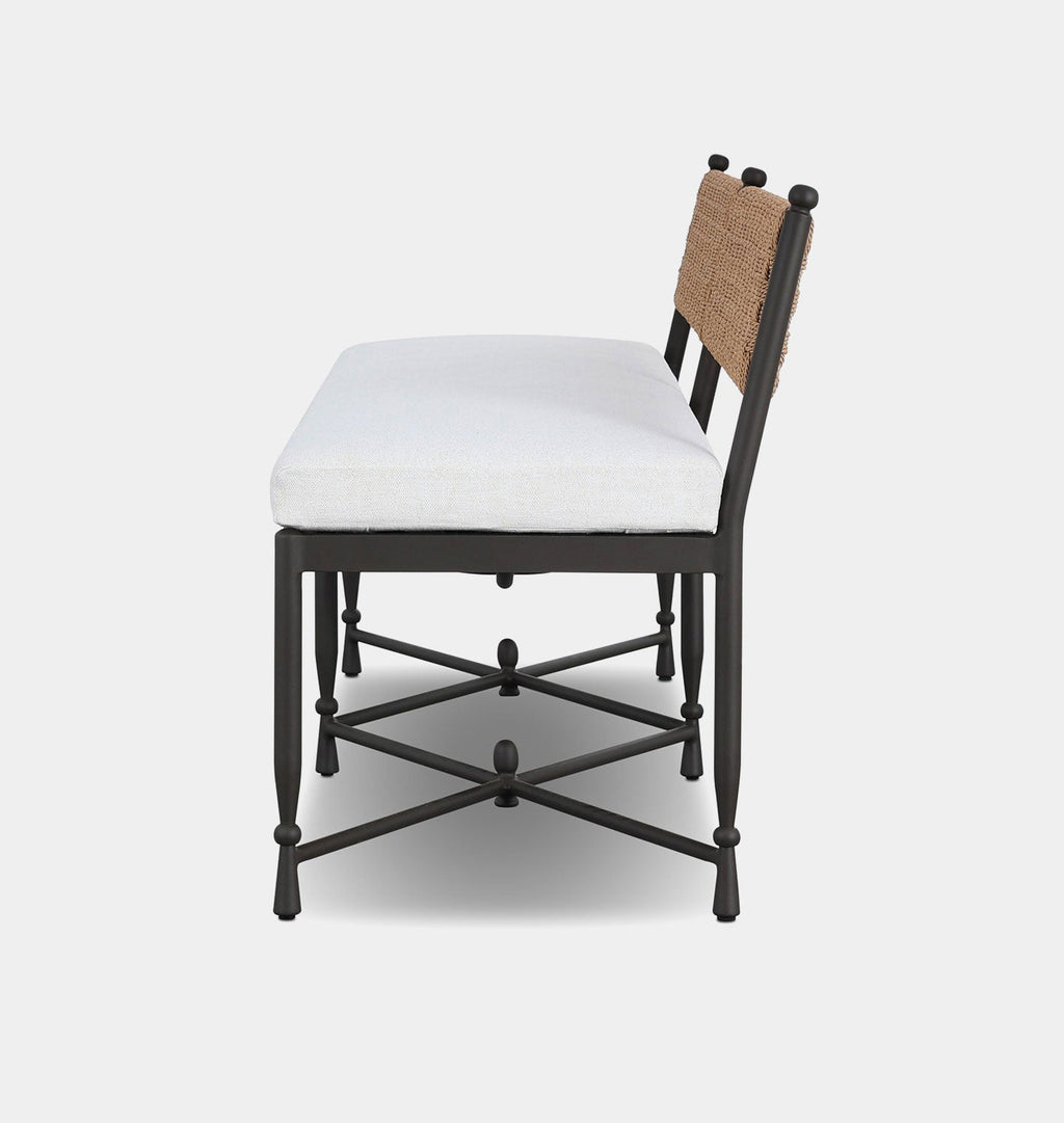 Amber Interiors - Breton Outdoor Dining Bench