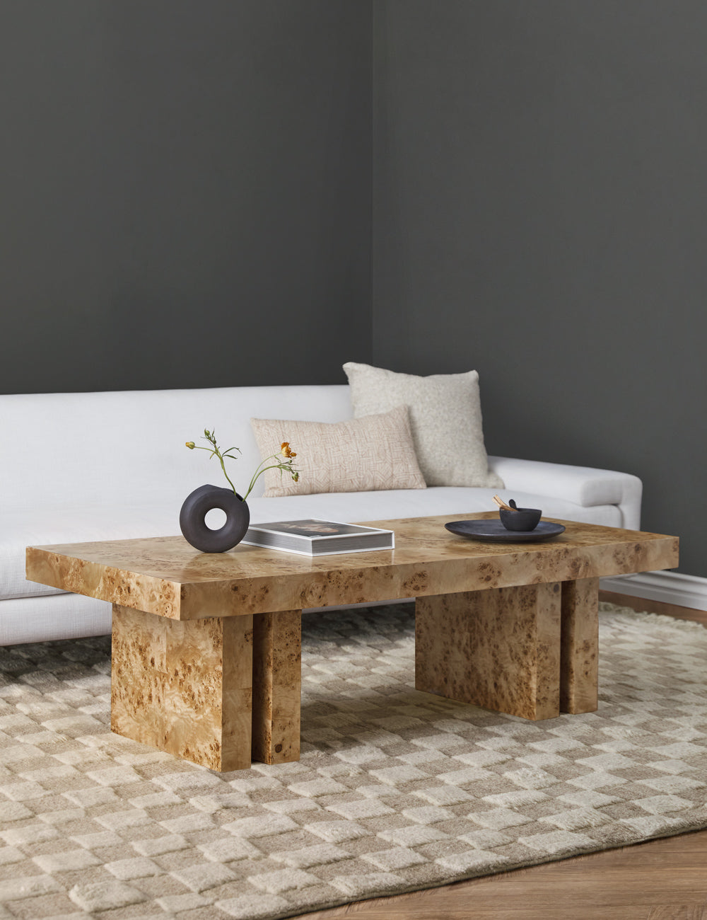 Lulu and Georgia - Brisa Burl Wood Coffee Table