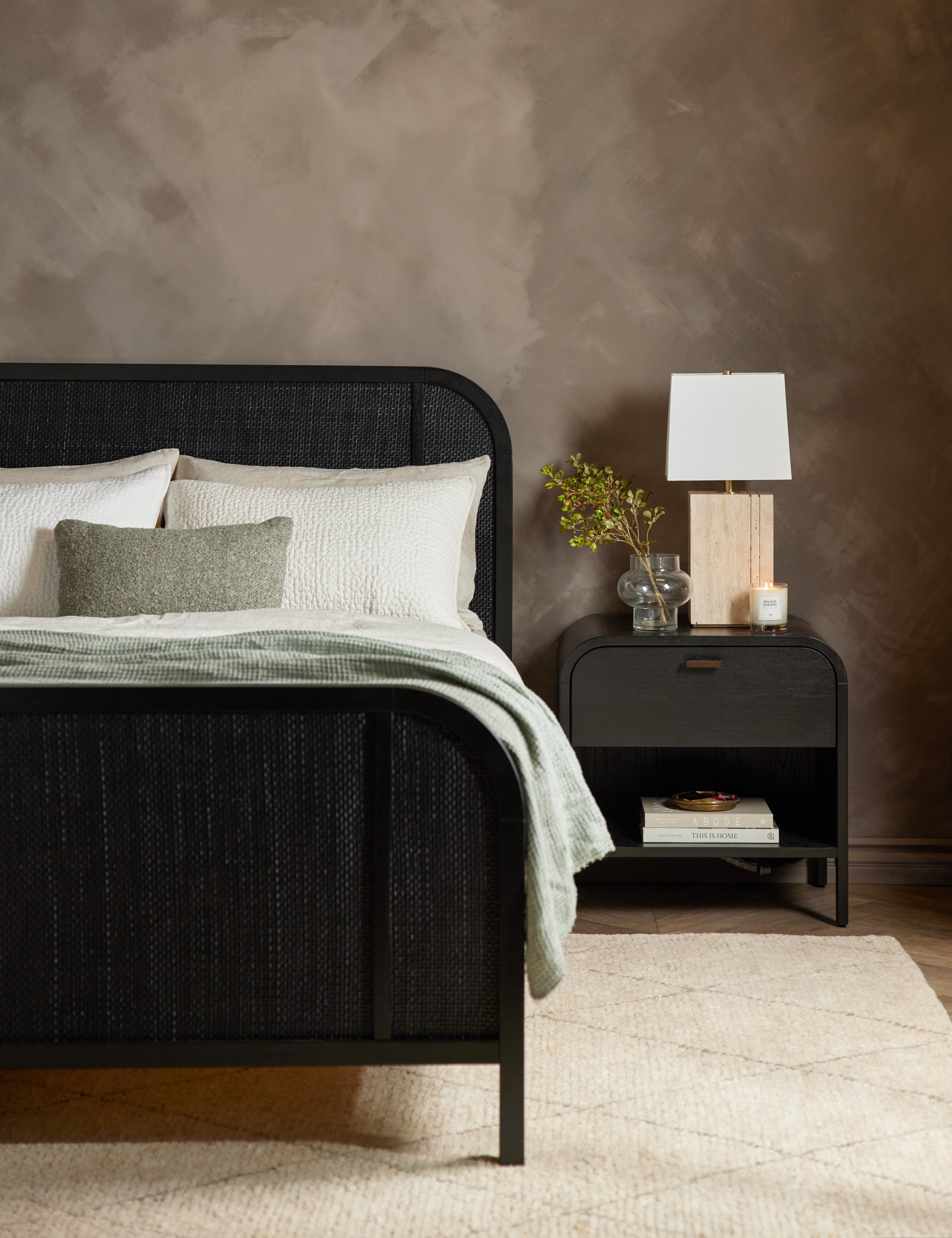 Lulu and Georgia - Open Box: Brooke Nightstand, Black