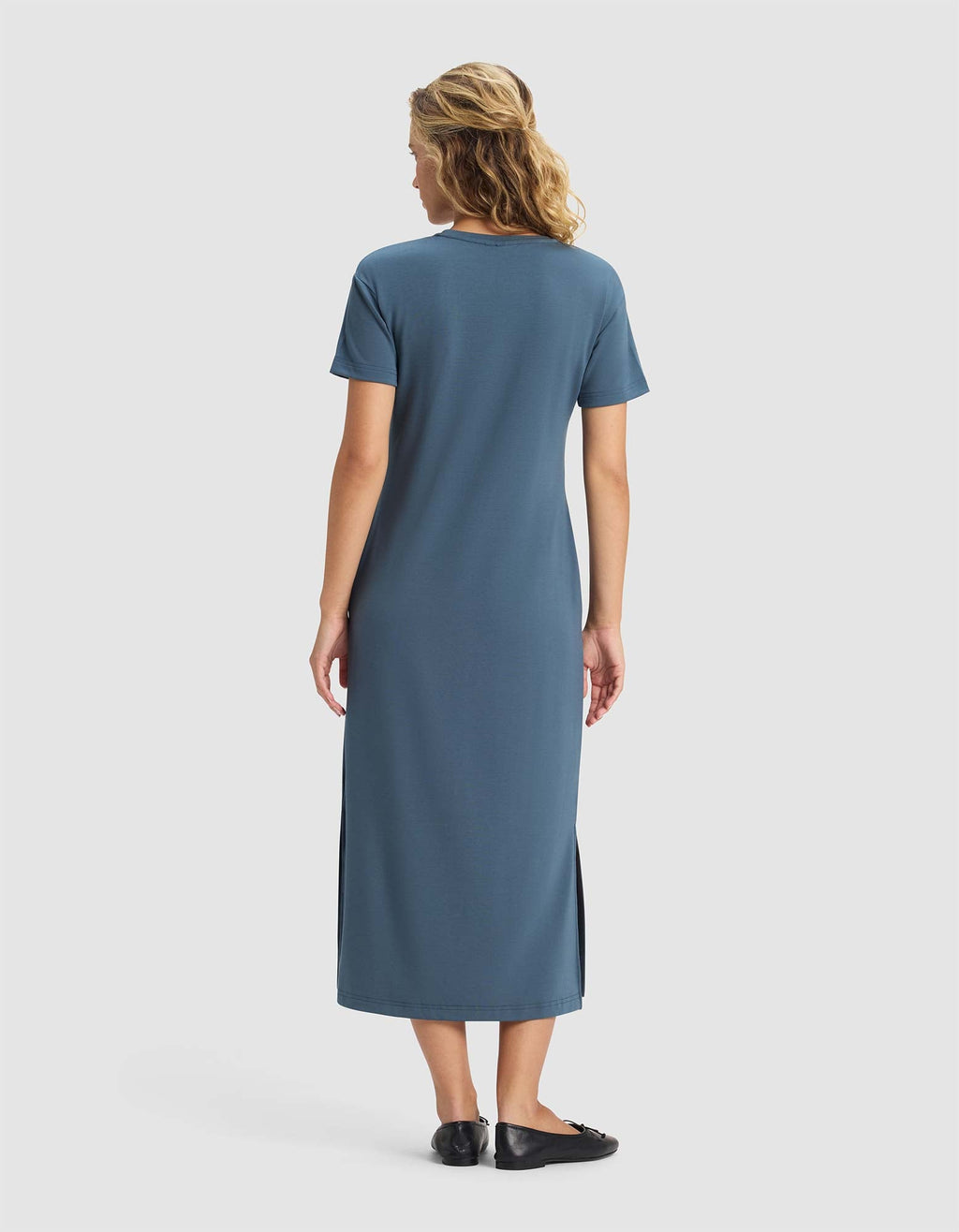 Cozy Earth - Women's Brushed Bamboo Midi Dress