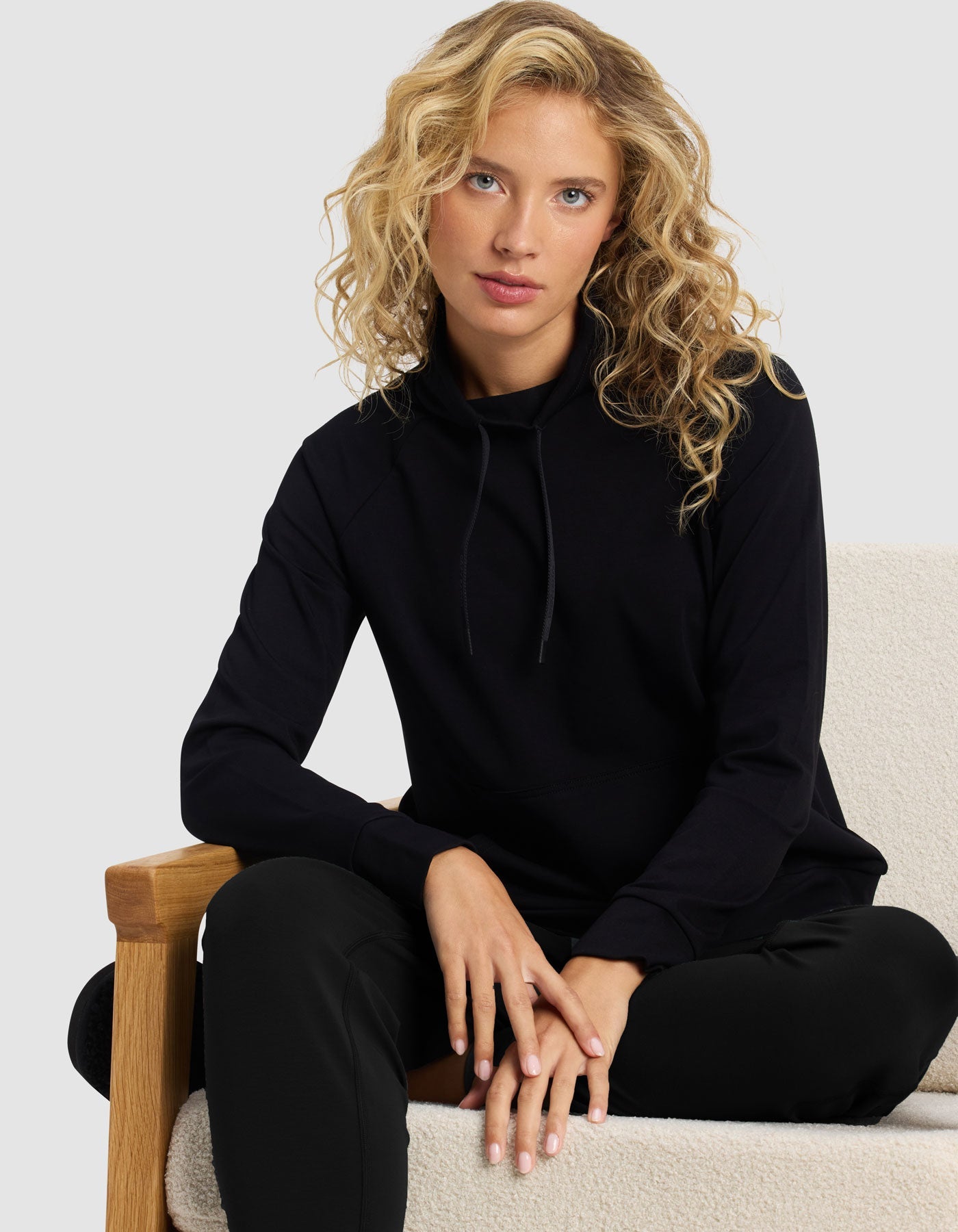 Cozy Earth - Women's Brushed Bamboo Mock Neck & Jogger Set