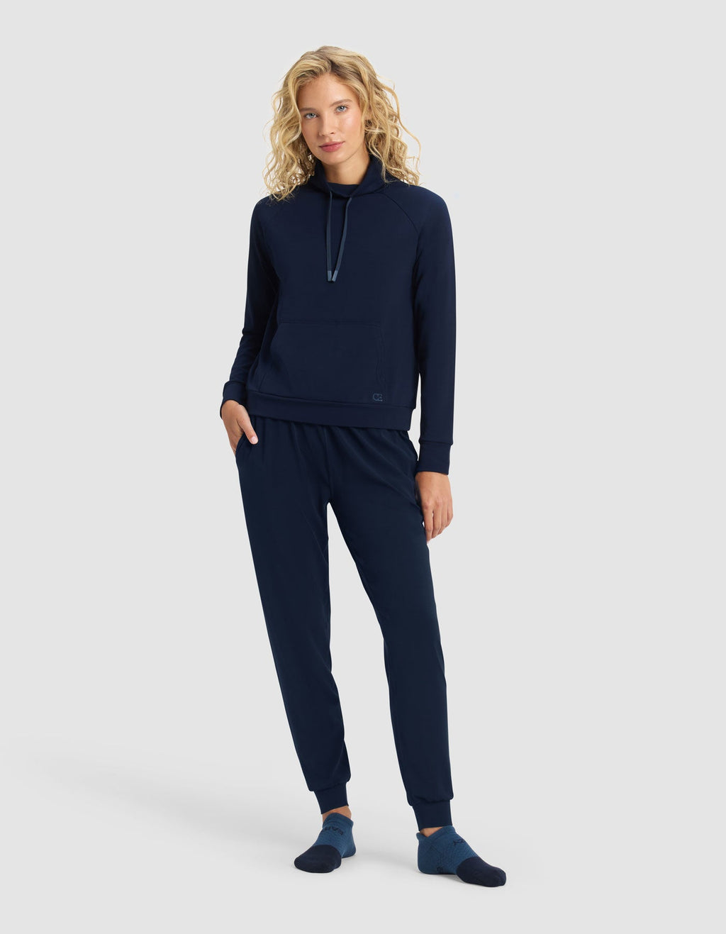 Cozy Earth - Women's Brushed Bamboo Mock Neck & Jogger Set