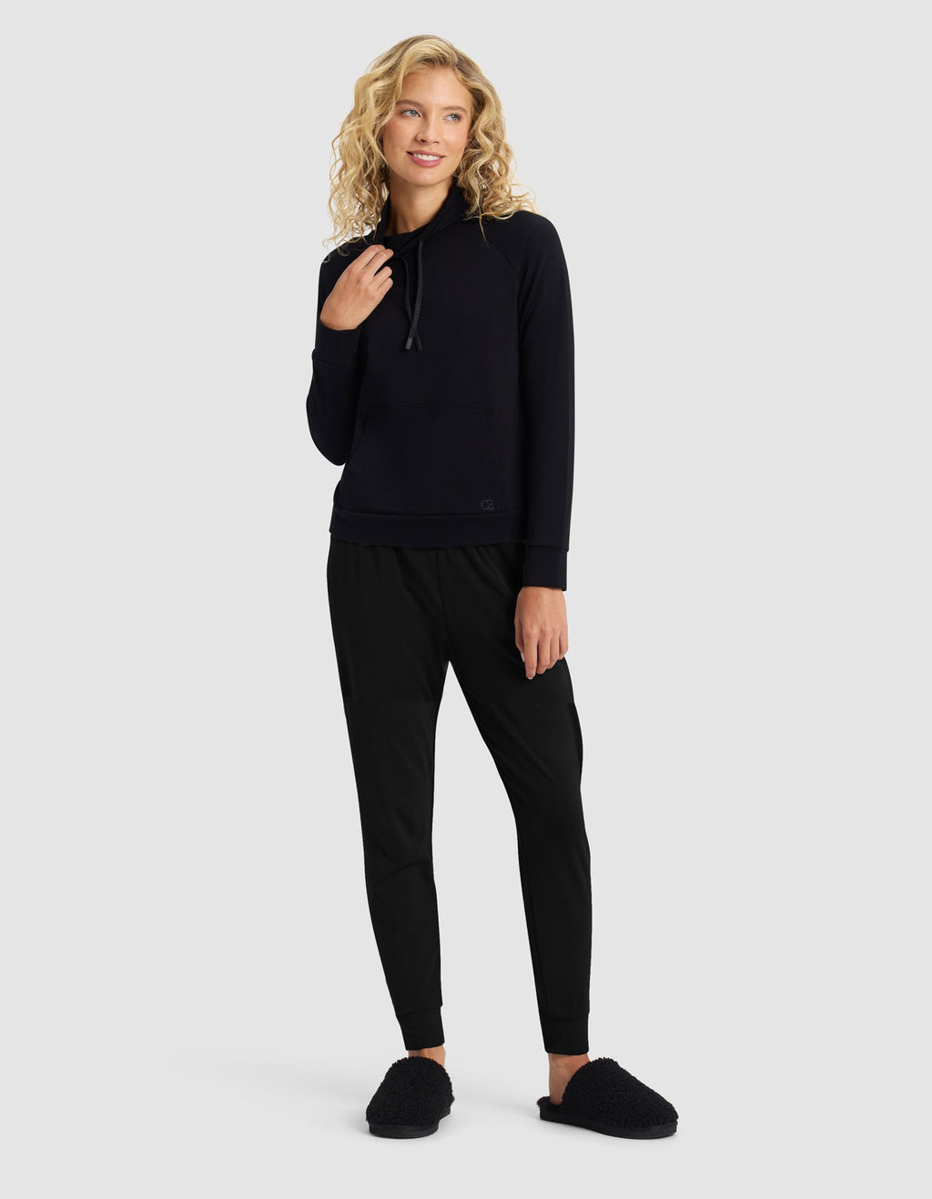 Cozy Earth - Women's Brushed Bamboo Mock Neck & Jogger Set