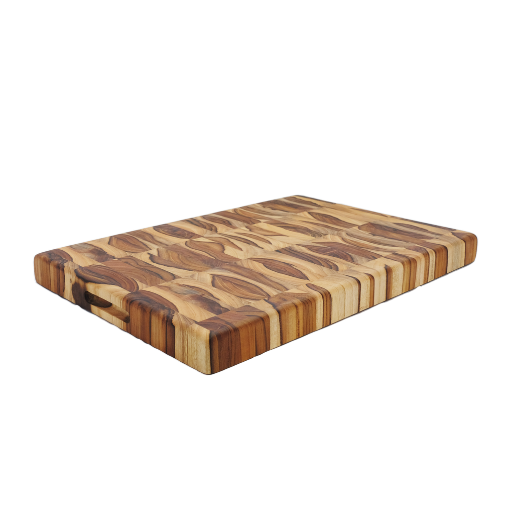 Terra Klay - Butcher Block Cutting Board in Teak Wood