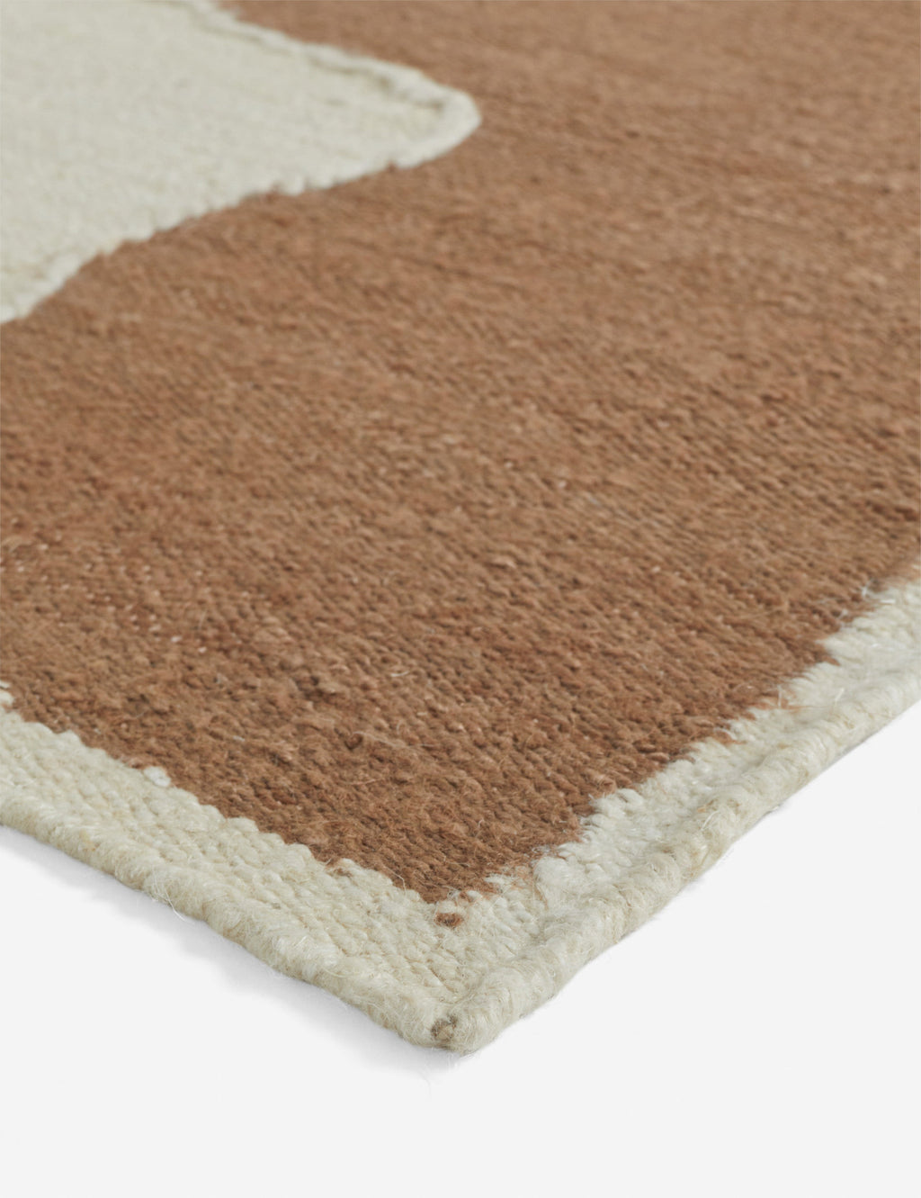 Lulu and Georgia - Butte Flatweave Linen Rug Swatch 18" x 18" by Elan Byrd