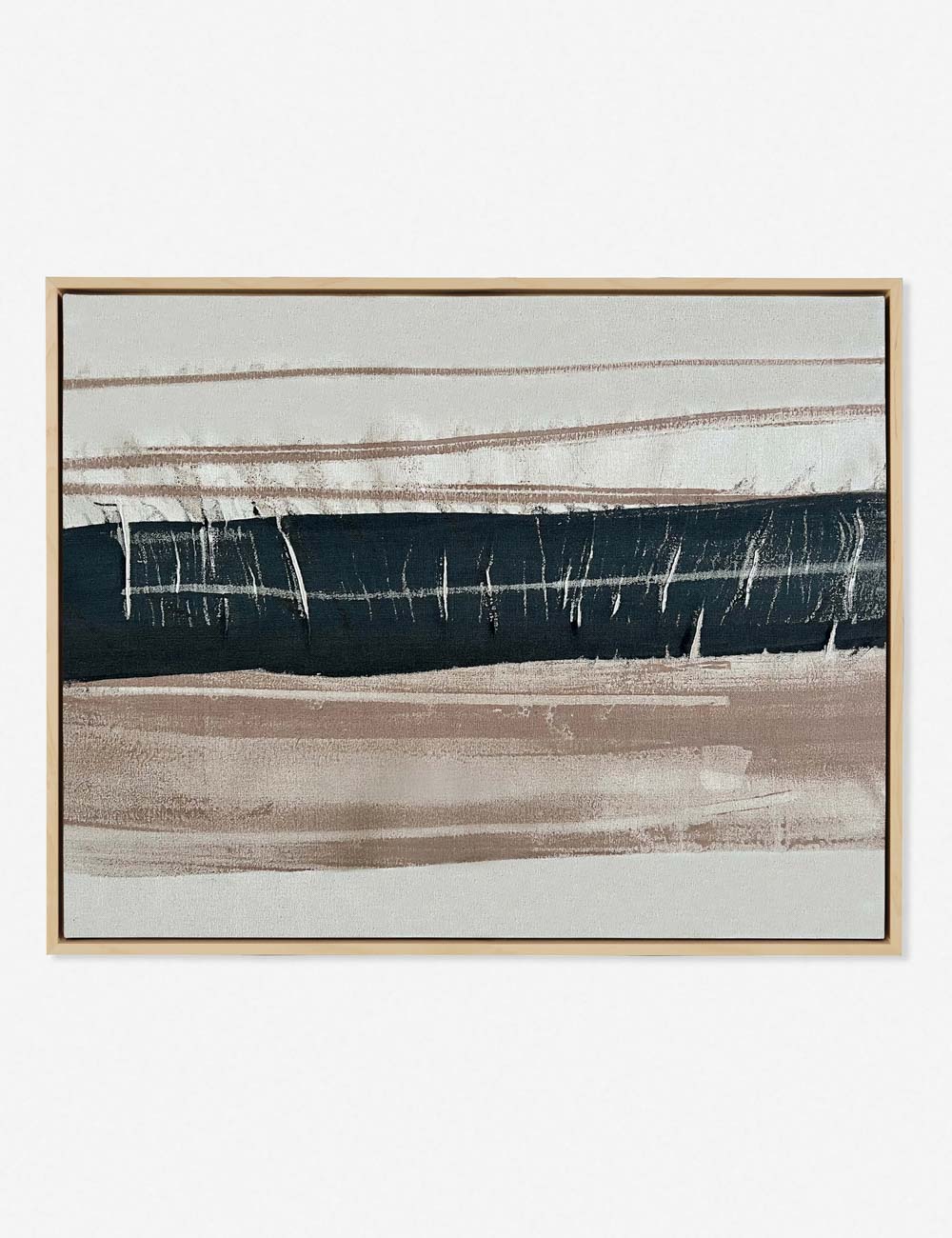 Lulu and Georgia - Neutral Abstract No. 21 Wall Art by Visual Contrast