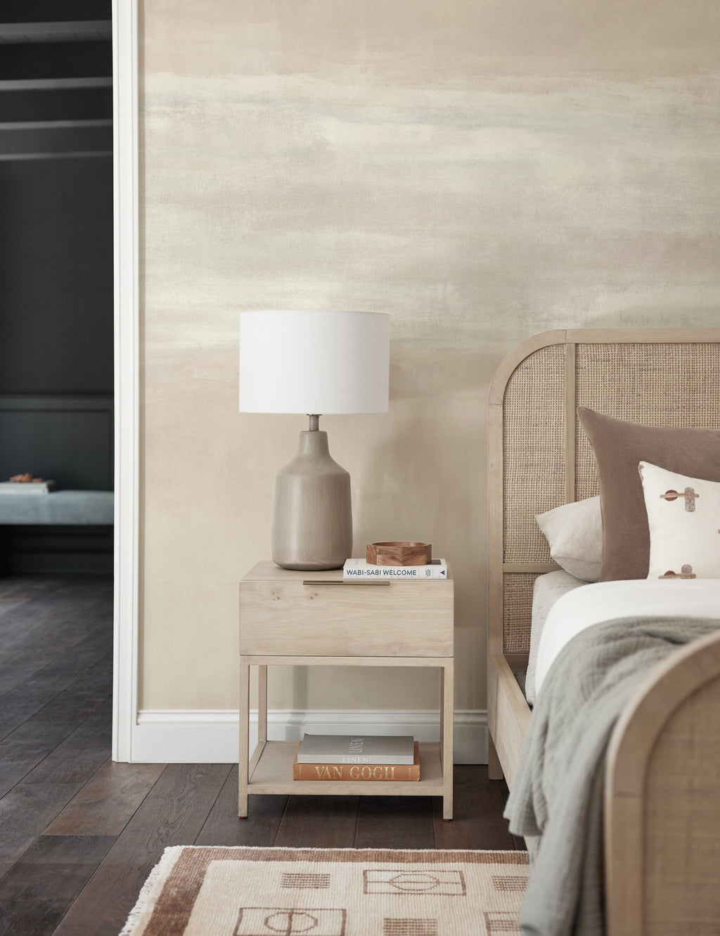 Lulu and Georgia - Serene Reflection Wallpaper by Carol Benson