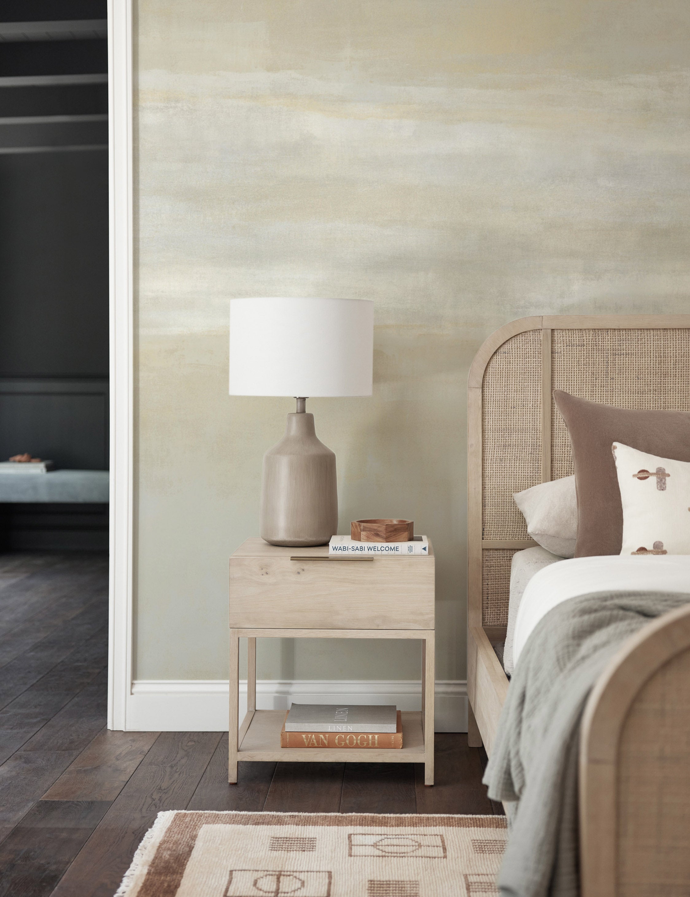 Lulu and Georgia - Serene Reflection Wallpaper by Carol Benson