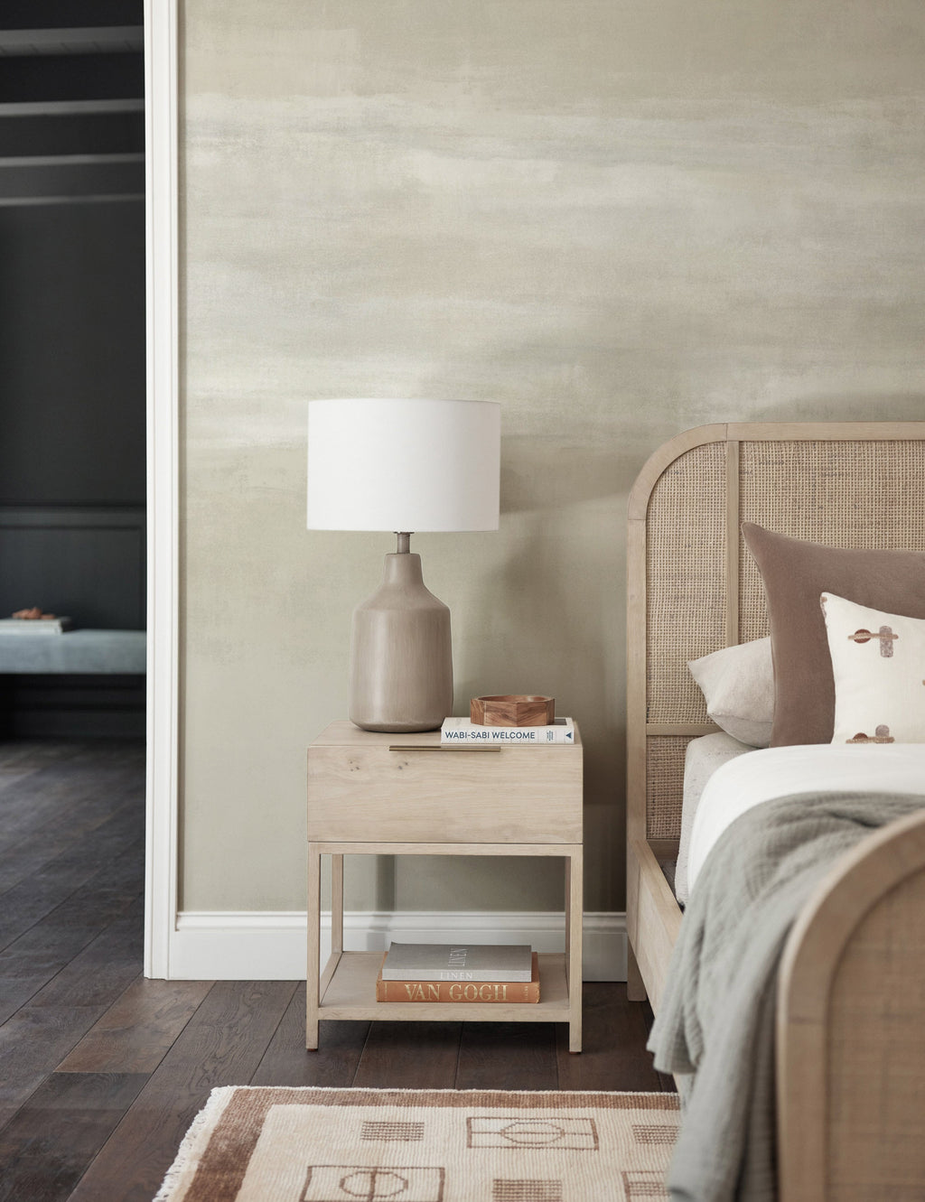 Lulu and Georgia - Serene Reflection Wallpaper by Carol Benson
