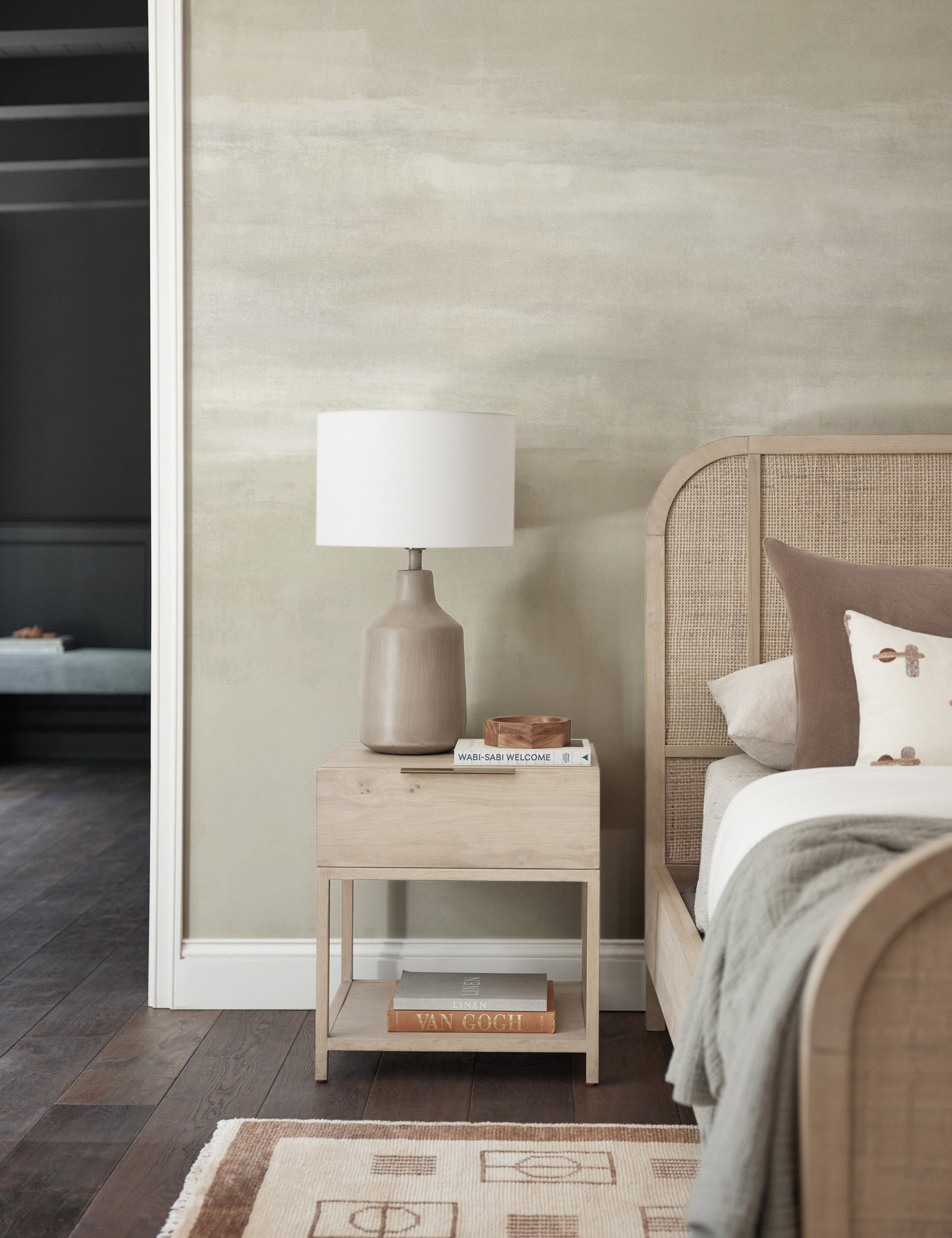 Lulu and Georgia - Serene Reflection Wallpaper by Carol Benson