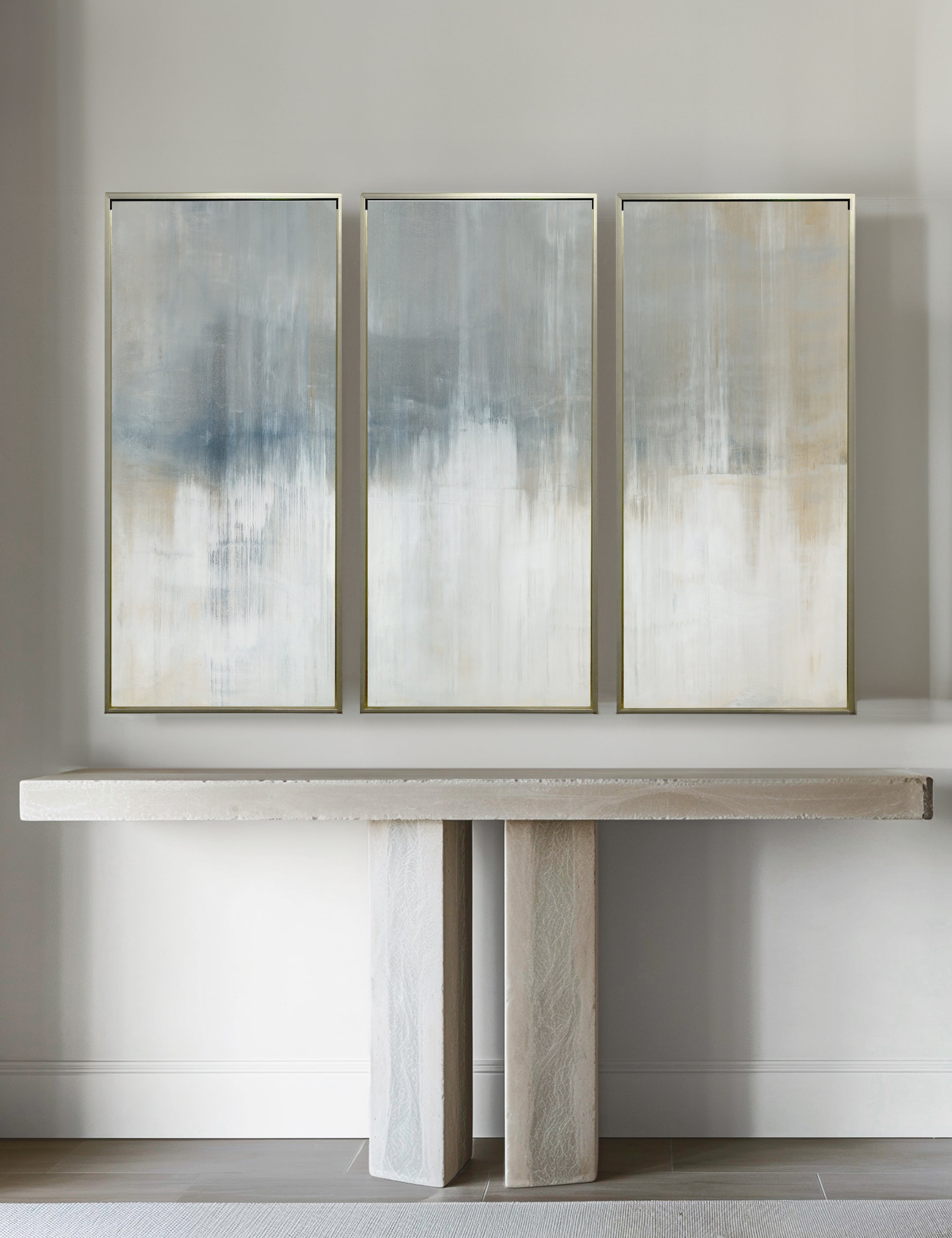 Lulu and Georgia - Origins No. 1 Triptych Wall Art (Set of 3) by Carol Benson - Cobb