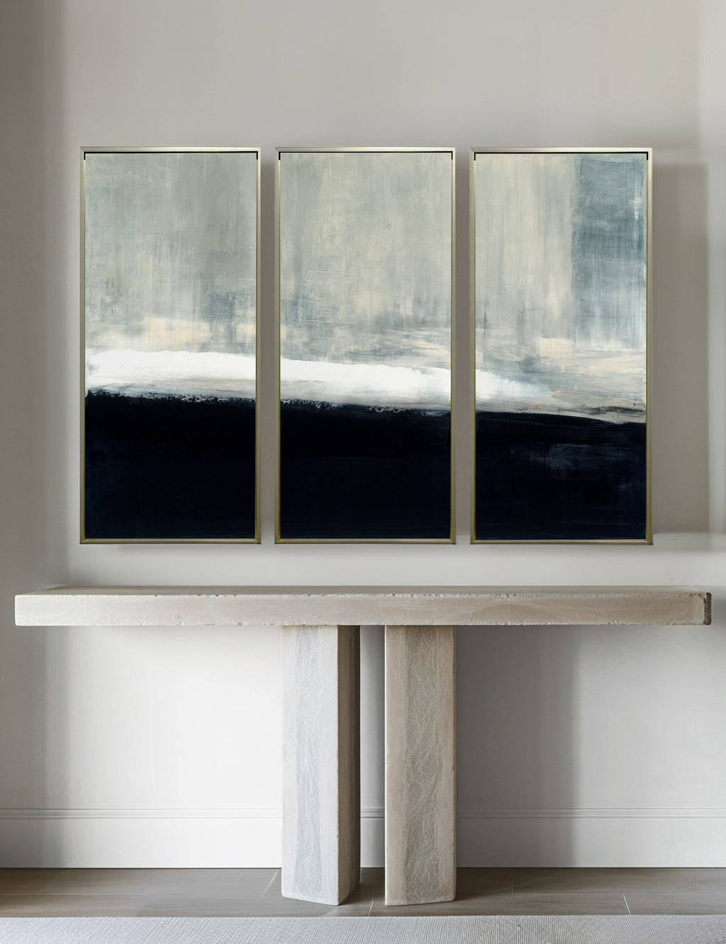 Lulu and Georgia - Driven Triptych Wall Art (Set of 3) by Carol Benson - Cobb
