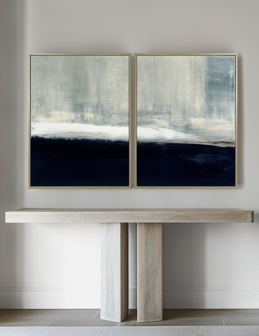 Lulu and Georgia - Driven Diptych Wall Art (Set of 2) by Carol Benson - Cobb