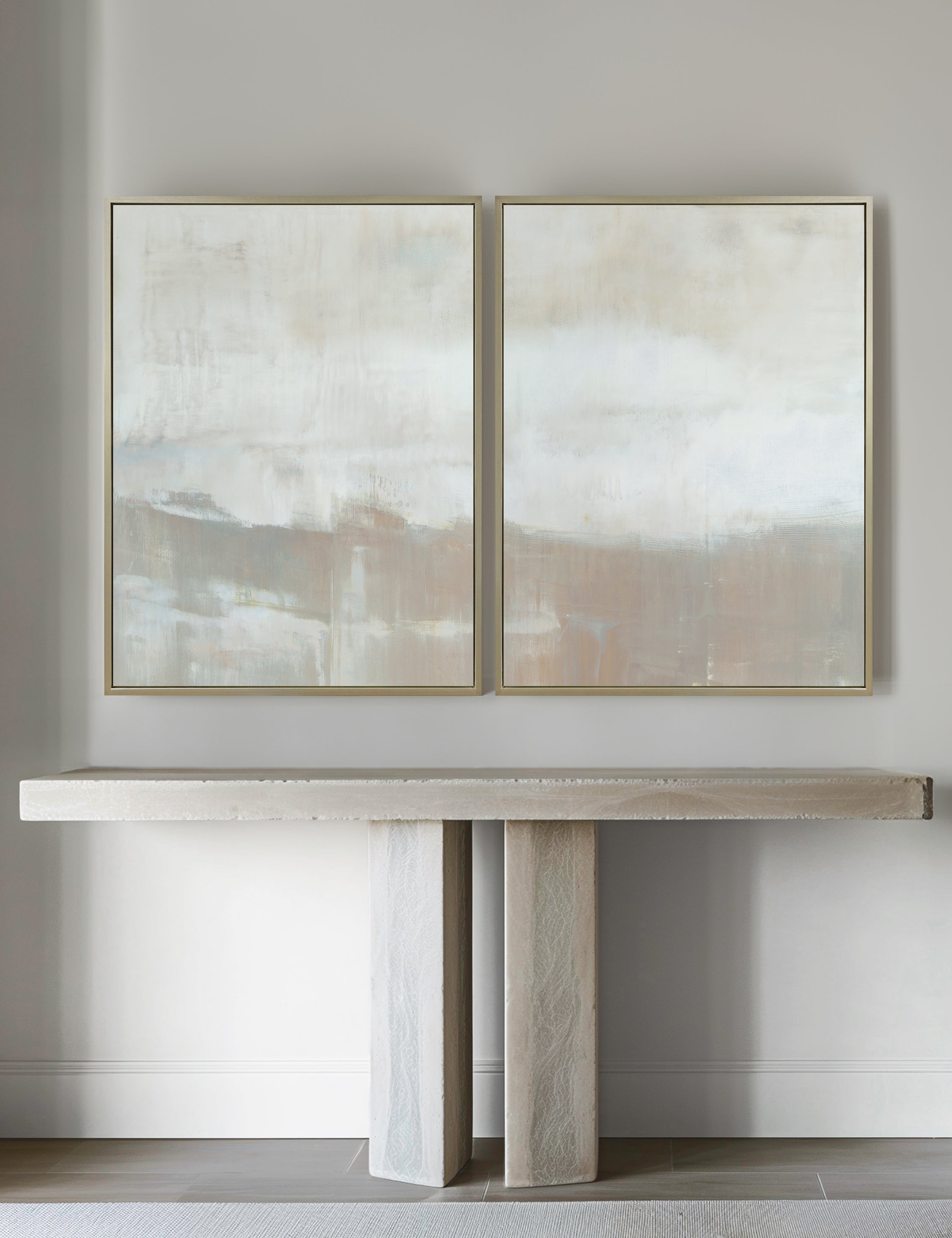 Lulu and Georgia - Higher Ground Diptych Wall Art (Set of 2) by Carol Benson - Cobb