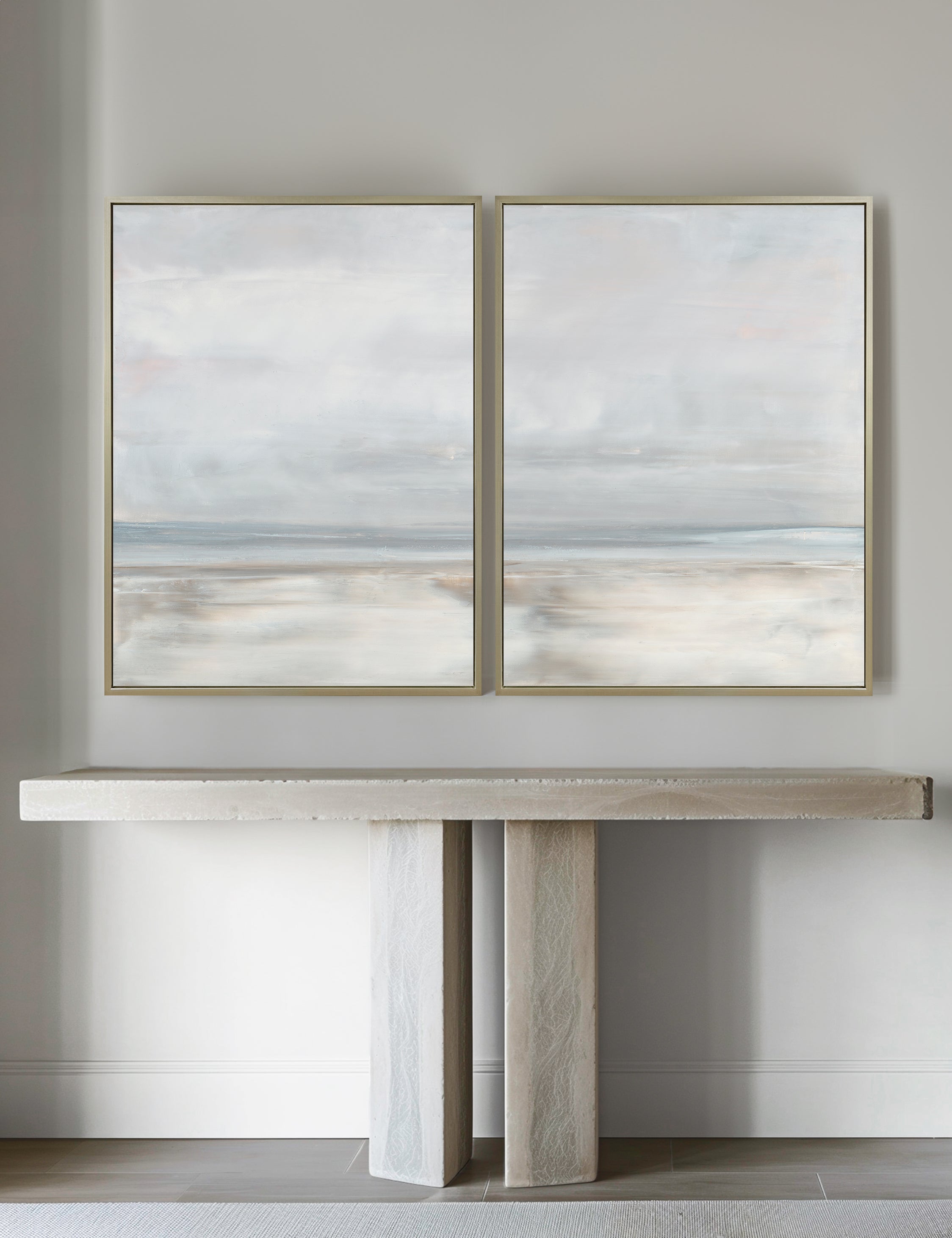 Lulu and Georgia - Simpatico Diptych Wall Art (Set of 2) by Carol Benson - Cobb