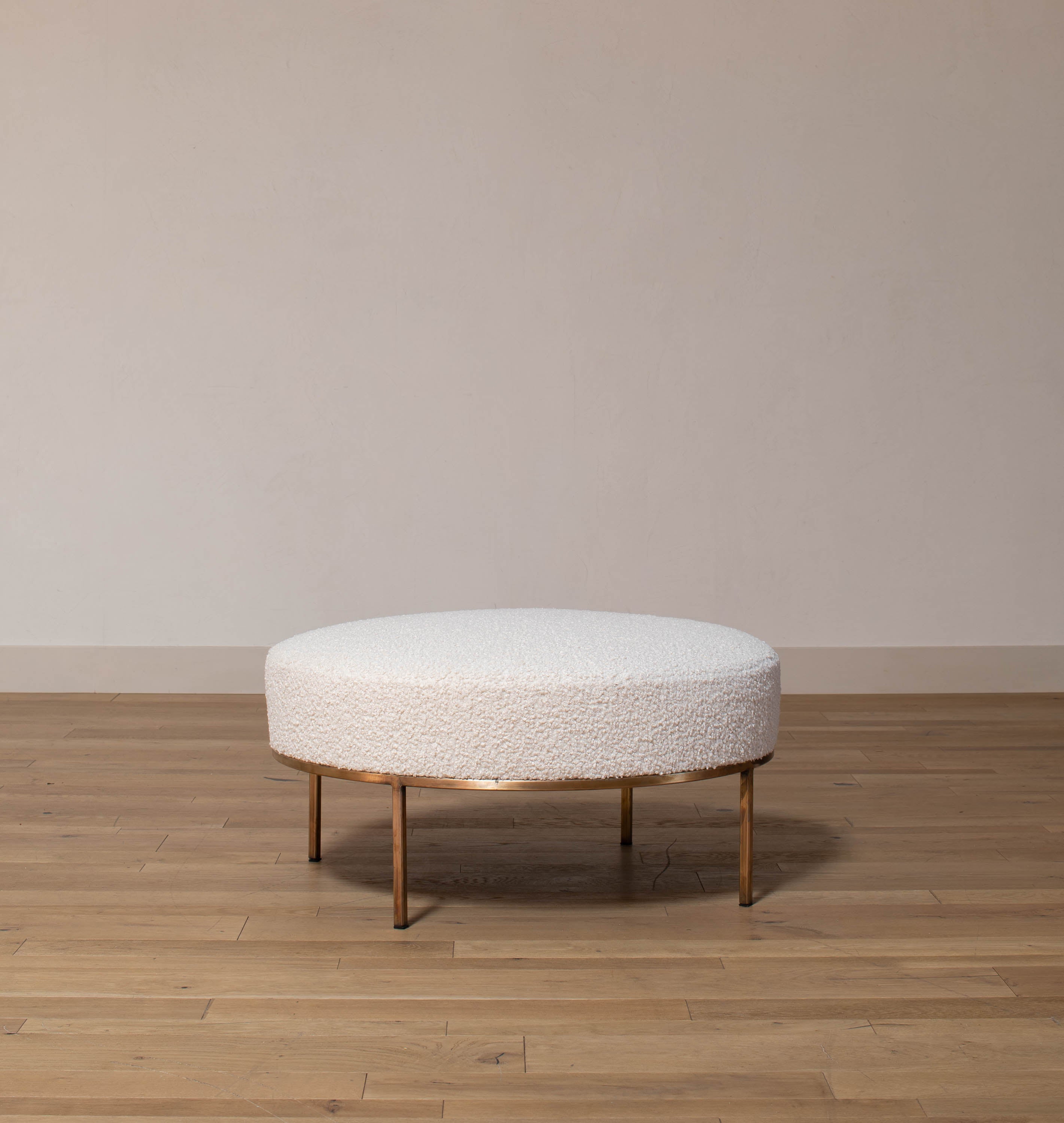 Amber Interiors - Chautauqua Round Ottoman