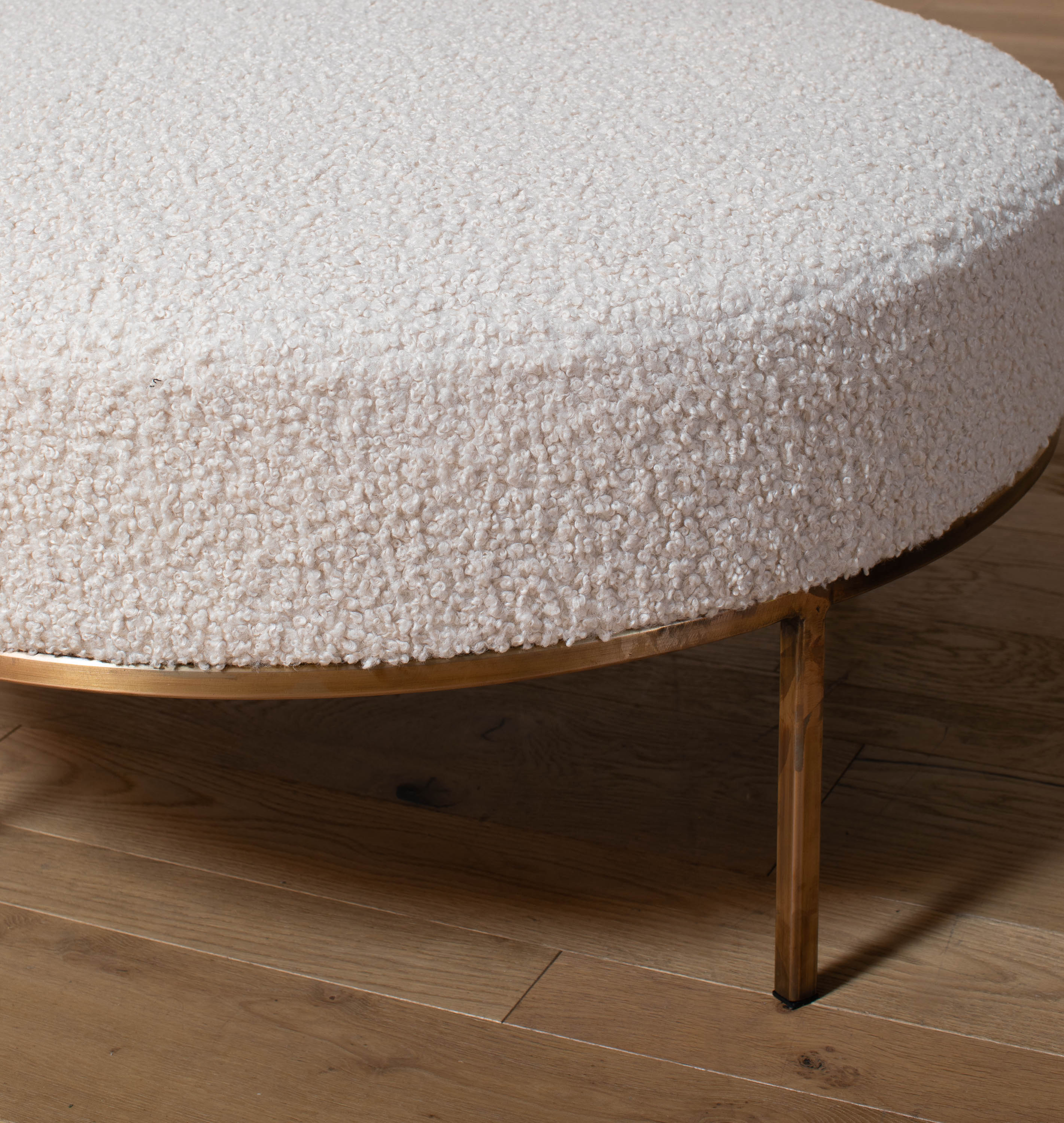 Amber Interiors - Chautauqua Round Ottoman