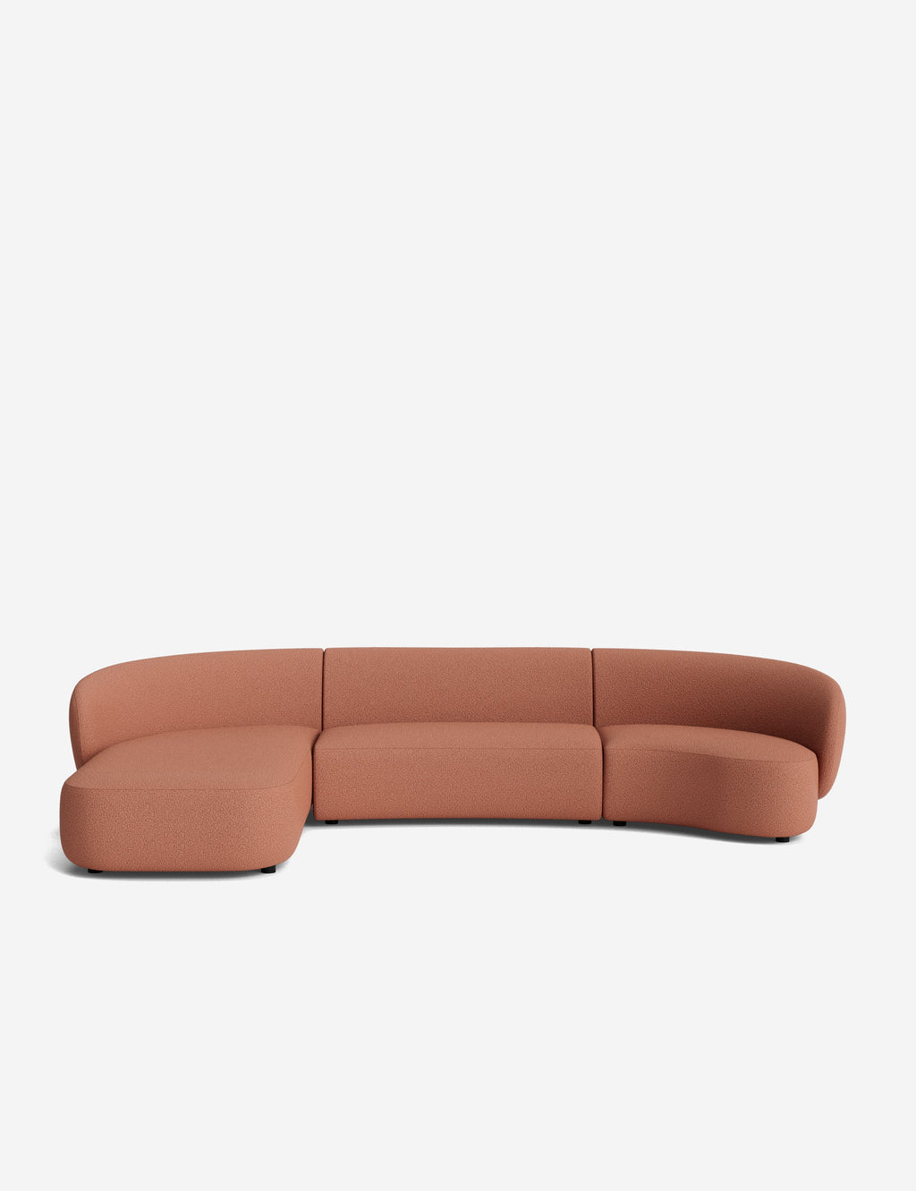 Lulu and Georgia - Claret Modular Chaise Sectional Sofa