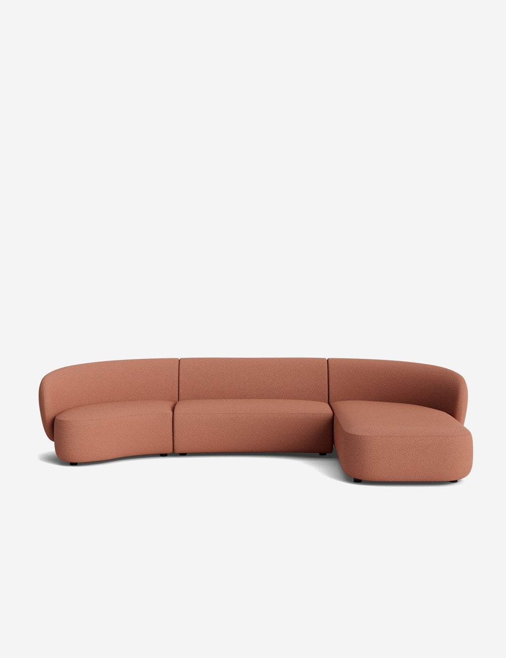 Lulu and Georgia - Claret Modular Chaise Sectional Sofa