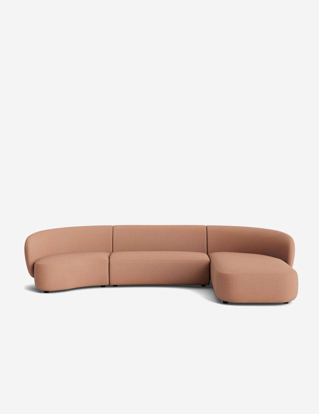 Lulu and Georgia - Claret Modular Chaise Sectional Sofa