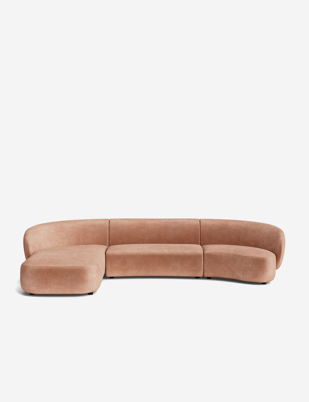 Lulu and Georgia - Claret Modular Chaise Sectional Sofa
