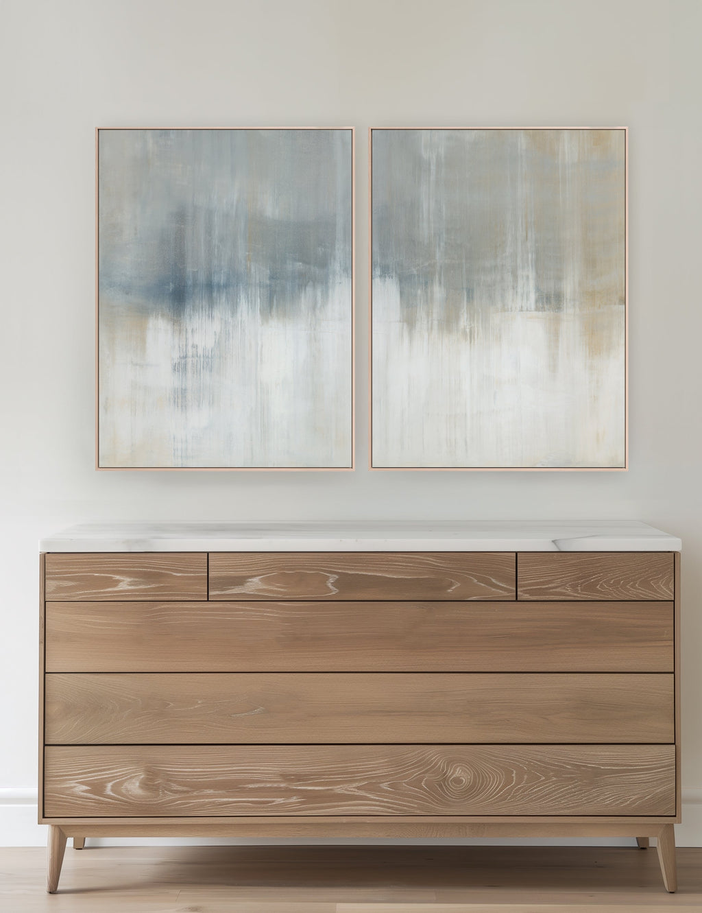 Lulu and Georgia - Origins No. 1 Diptych Wall Art (Set of 2) by Carol Benson - Cobb