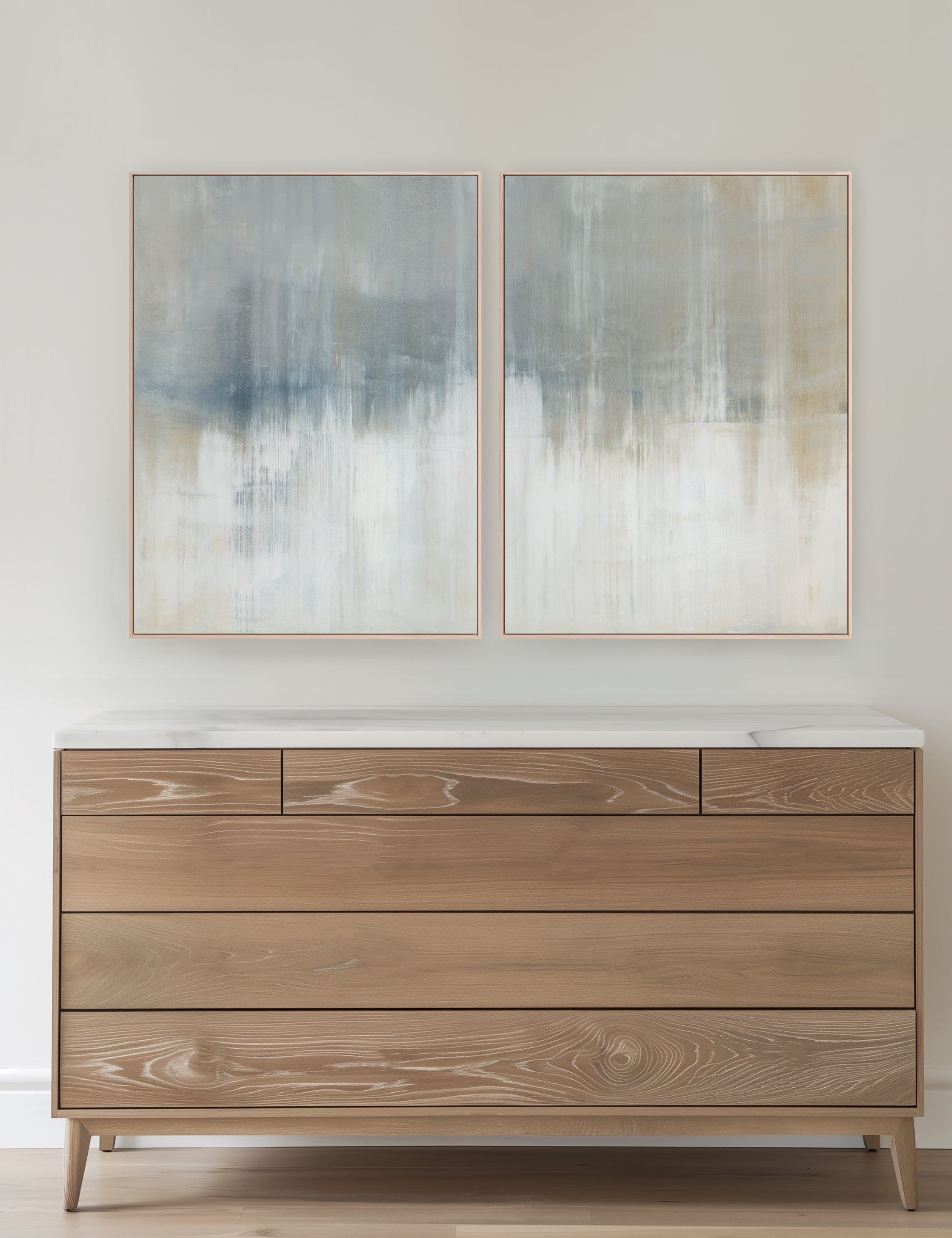 Lulu and Georgia - Origins No. 1 Diptych Wall Art (Set of 2) by Carol Benson - Cobb