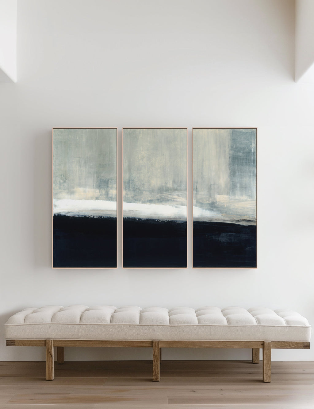Lulu and Georgia - Driven Triptych Wall Art (Set of 3) by Carol Benson - Cobb