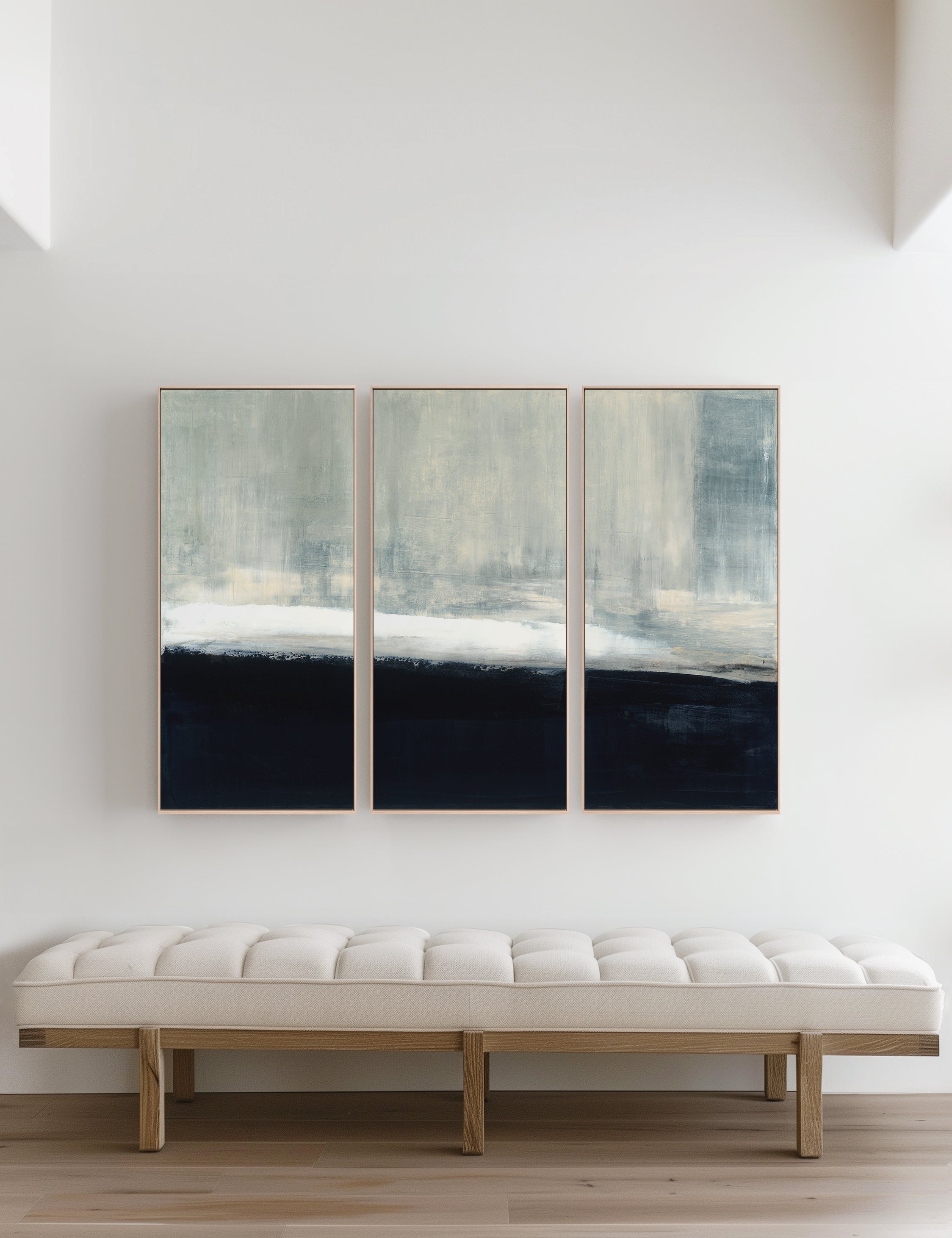 Lulu and Georgia - Driven Triptych Wall Art (Set of 3) by Carol Benson - Cobb