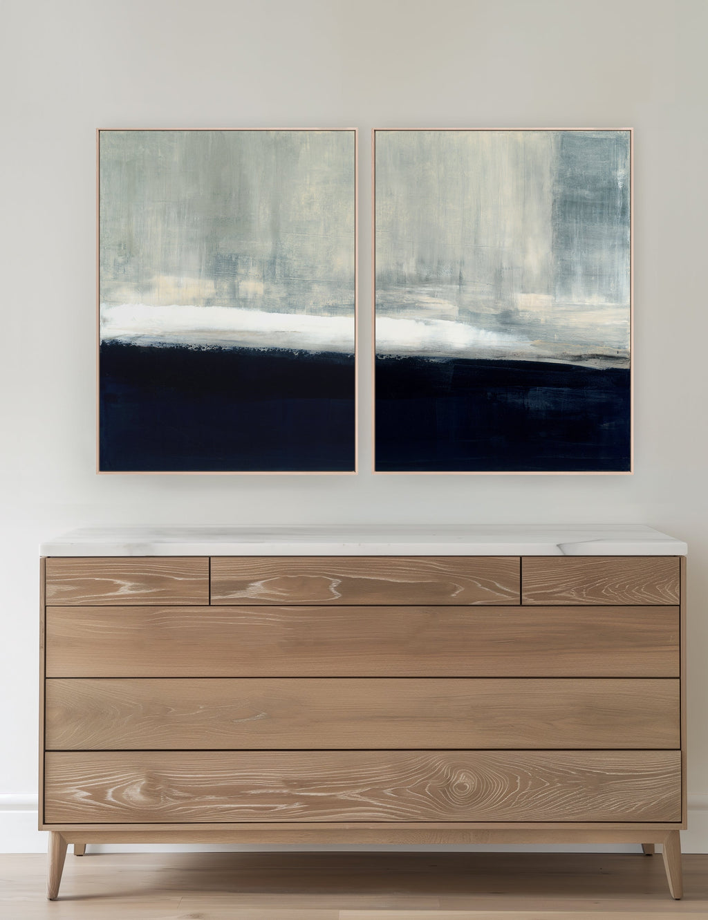 Lulu and Georgia - Driven Diptych Wall Art (Set of 2) by Carol Benson - Cobb