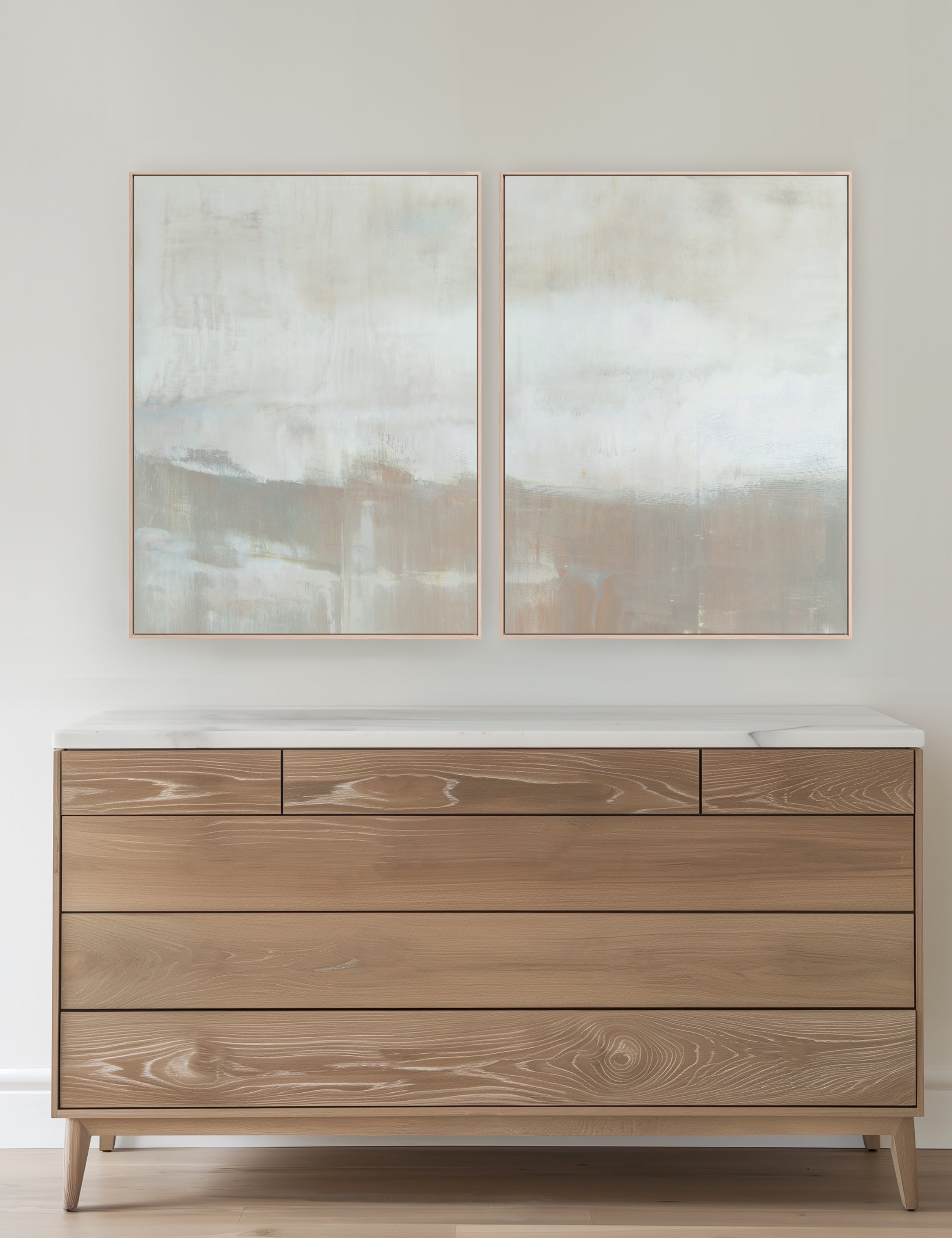 Lulu and Georgia - Higher Ground Diptych Wall Art (Set of 2) by Carol Benson - Cobb