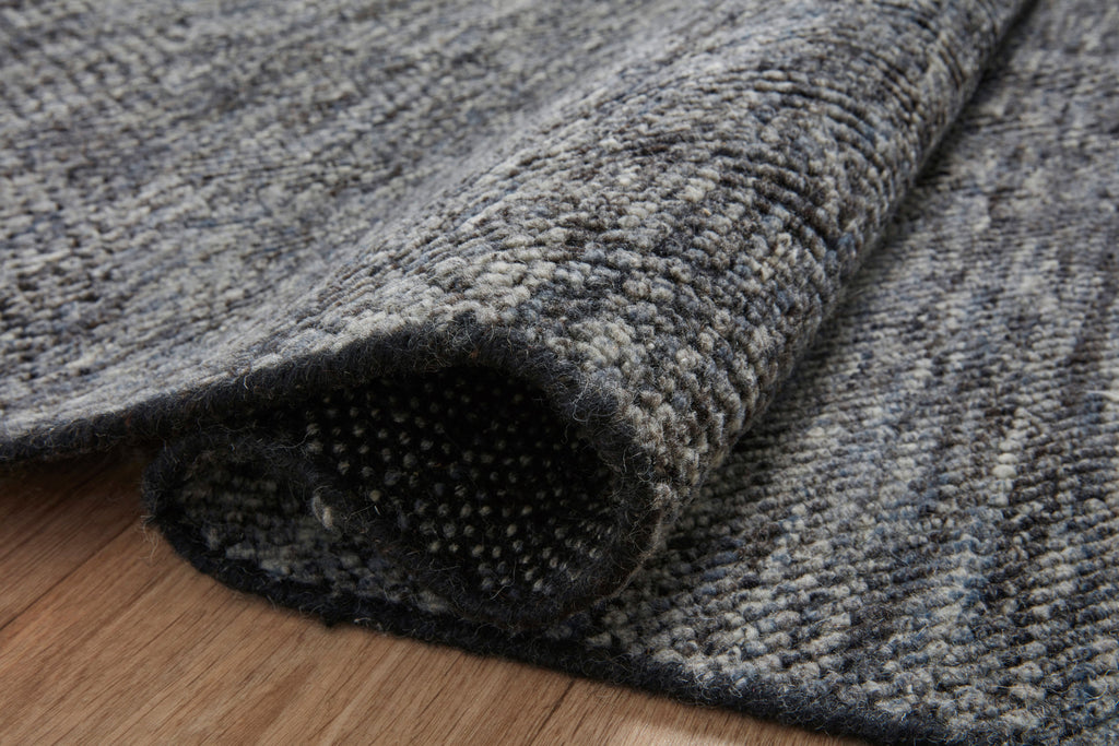 Amber Interiors - Collins COI - 01 Charcoal / Denim Area Rug