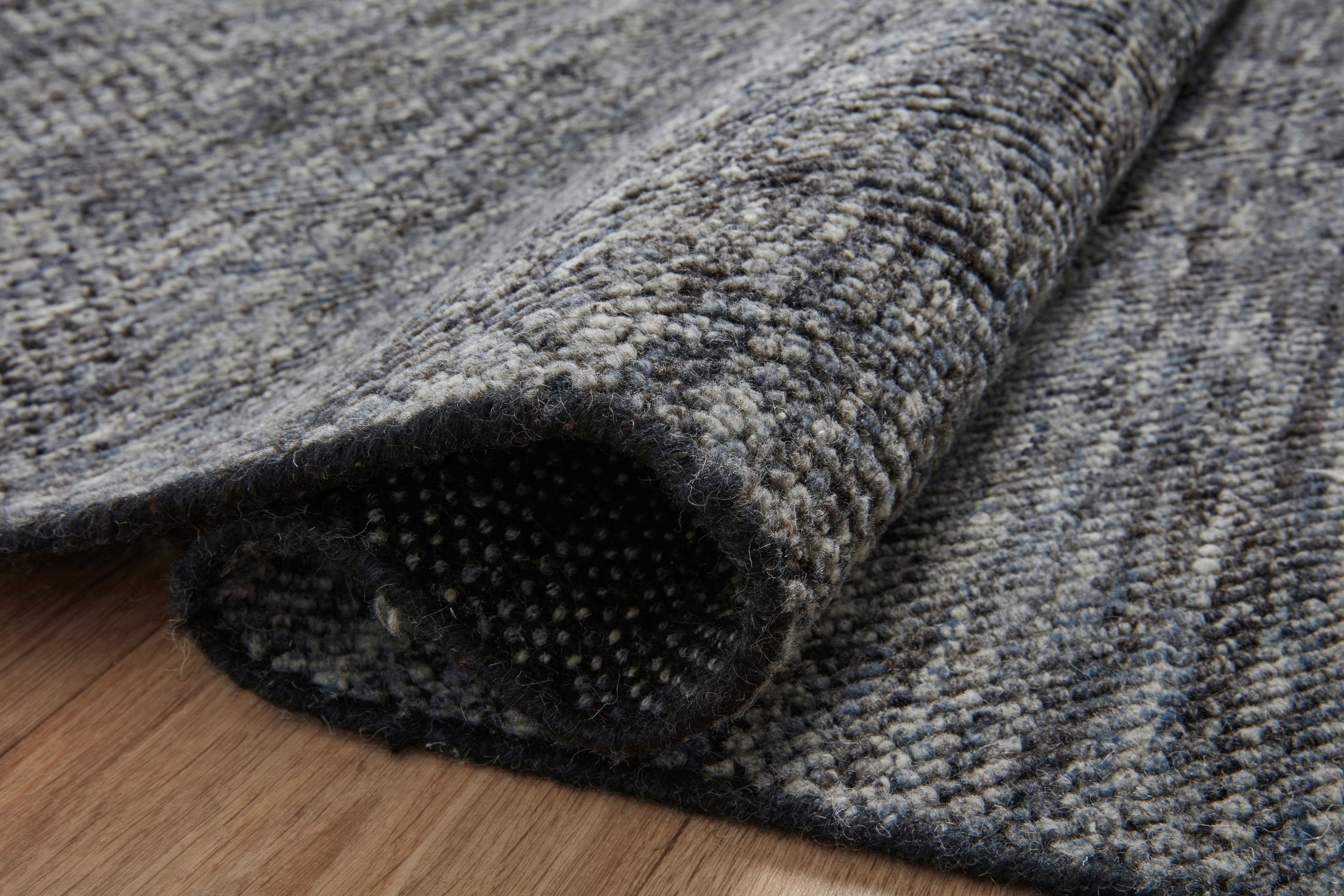 Amber Interiors - Collins COI - 01 Charcoal / Denim Area Rug