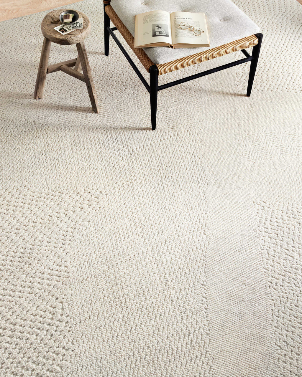 Amber Interiors - Collins COI - 02 Ivory / Ivory Area Rug
