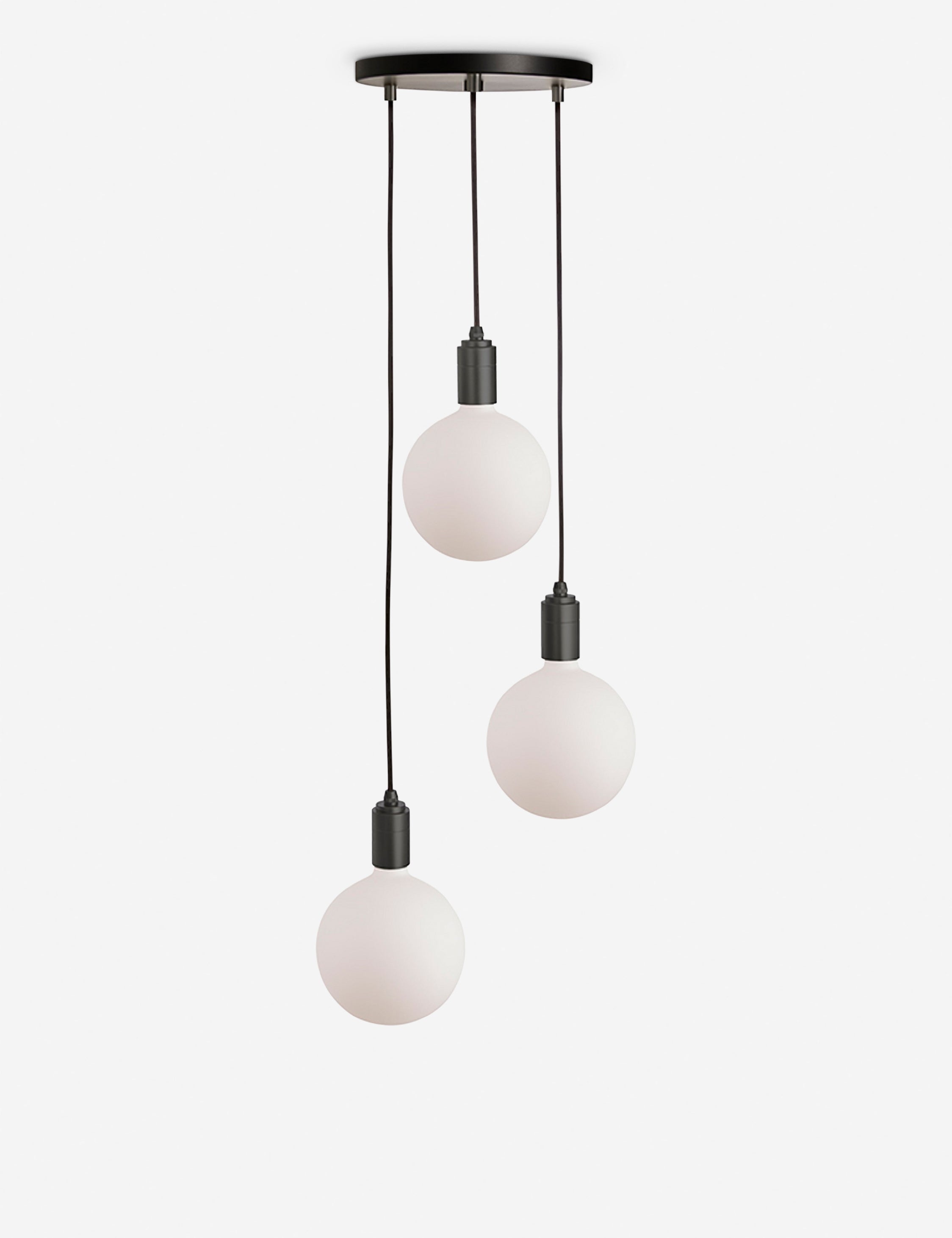 Lulu and Georgia - Triple Pendant Light with Sphere IV by Tala