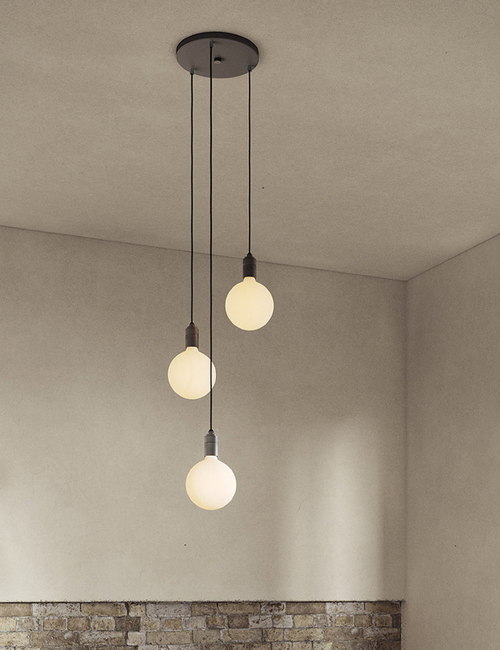 Lulu and Georgia - Triple Pendant Light with Sphere IV by Tala