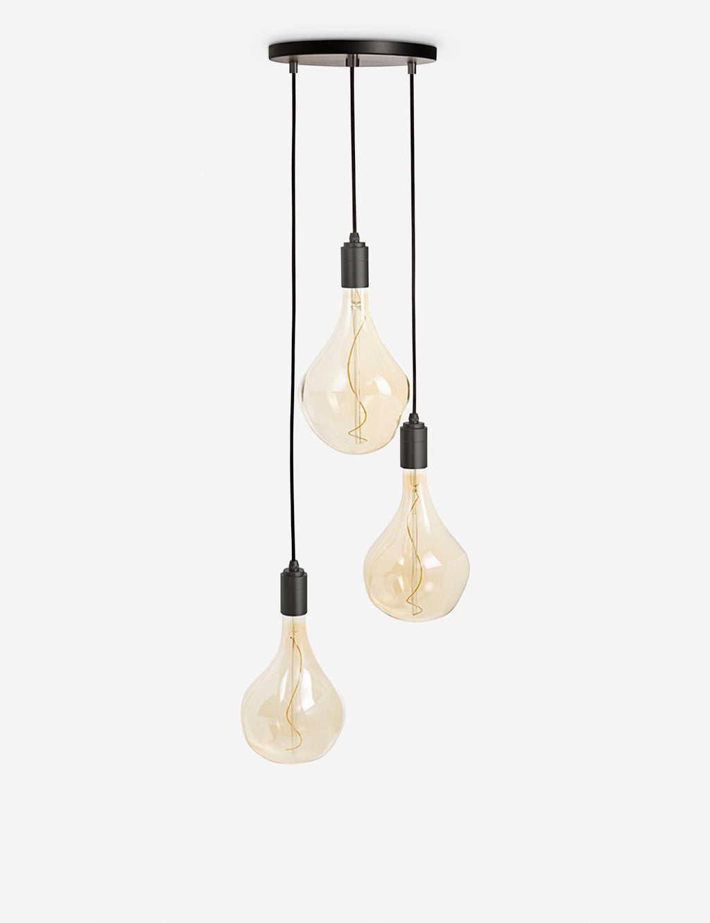 Lulu and Georgia - Triple Pendant Light with Voronoi II by Tala