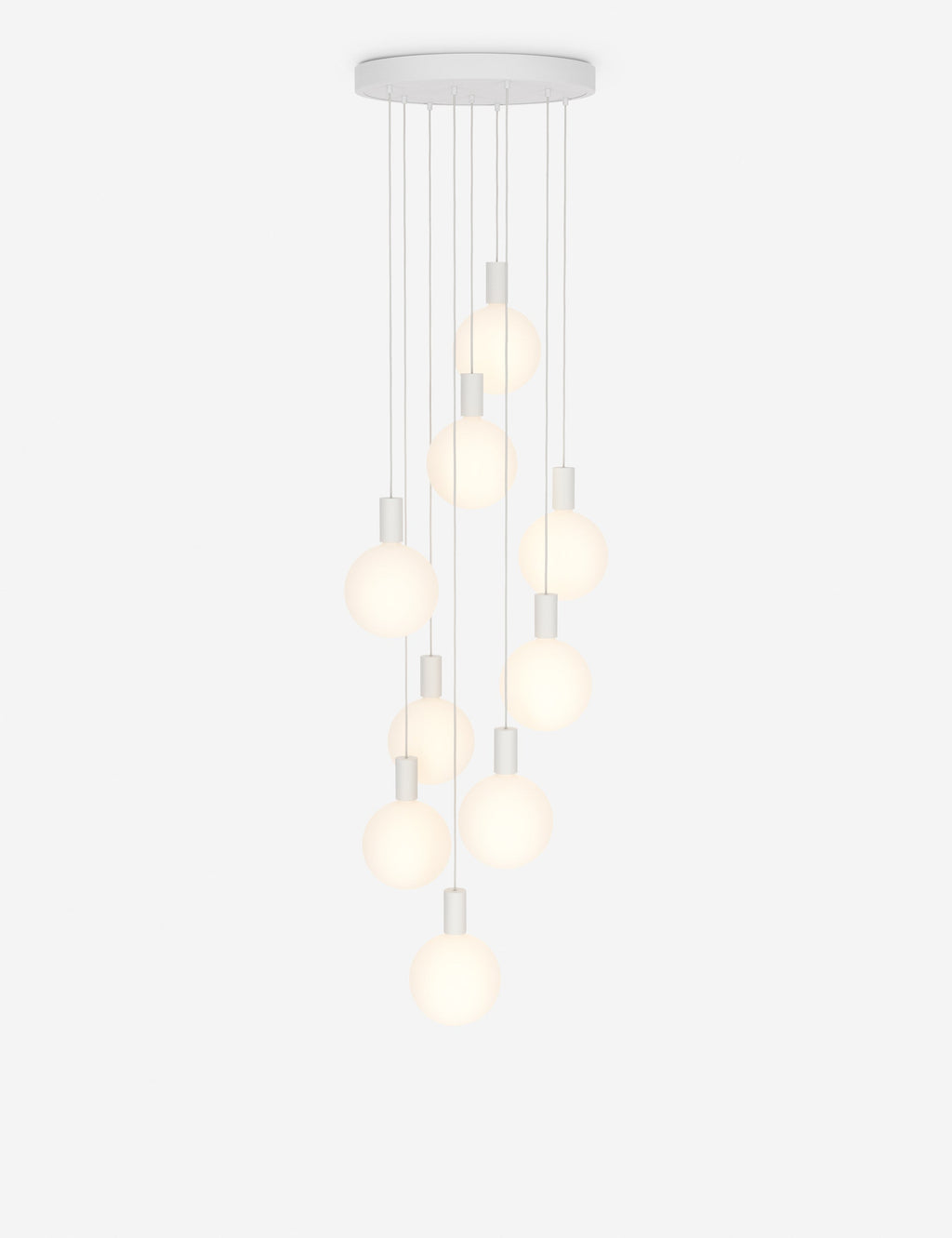 Lulu and Georgia - Alumina 9-Light Pendant Light by Tala